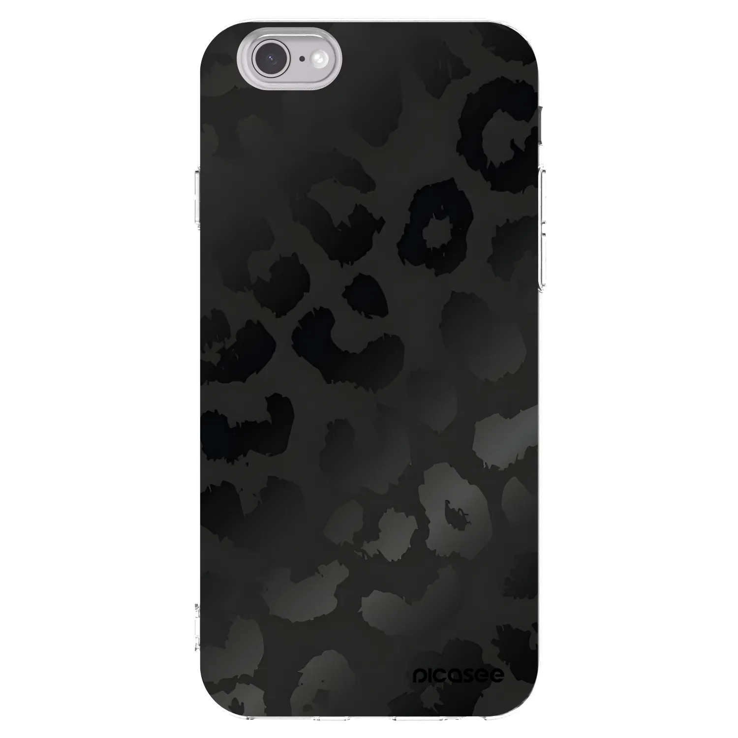 Picasee silikonski prozorni ovitek za Apple iPhone 6/6S - Midnight Leopard