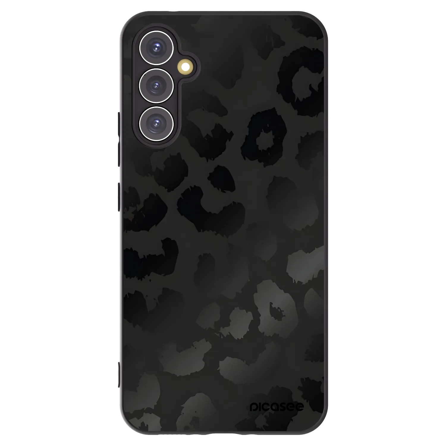 Picasee silikonski črni ovitek za Samsung Galaxy A34 5G A346B - Midnight Leopard