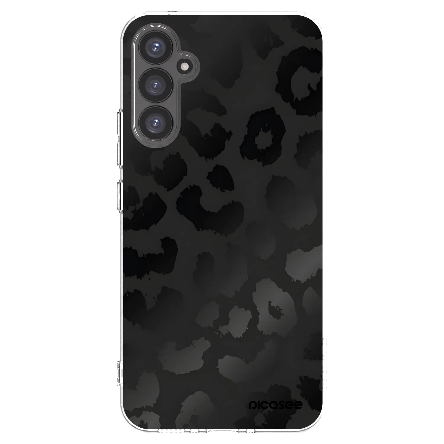 Picasee silikonski prozorni ovitek za Samsung Galaxy A34 5G A346B - Midnight Leopard