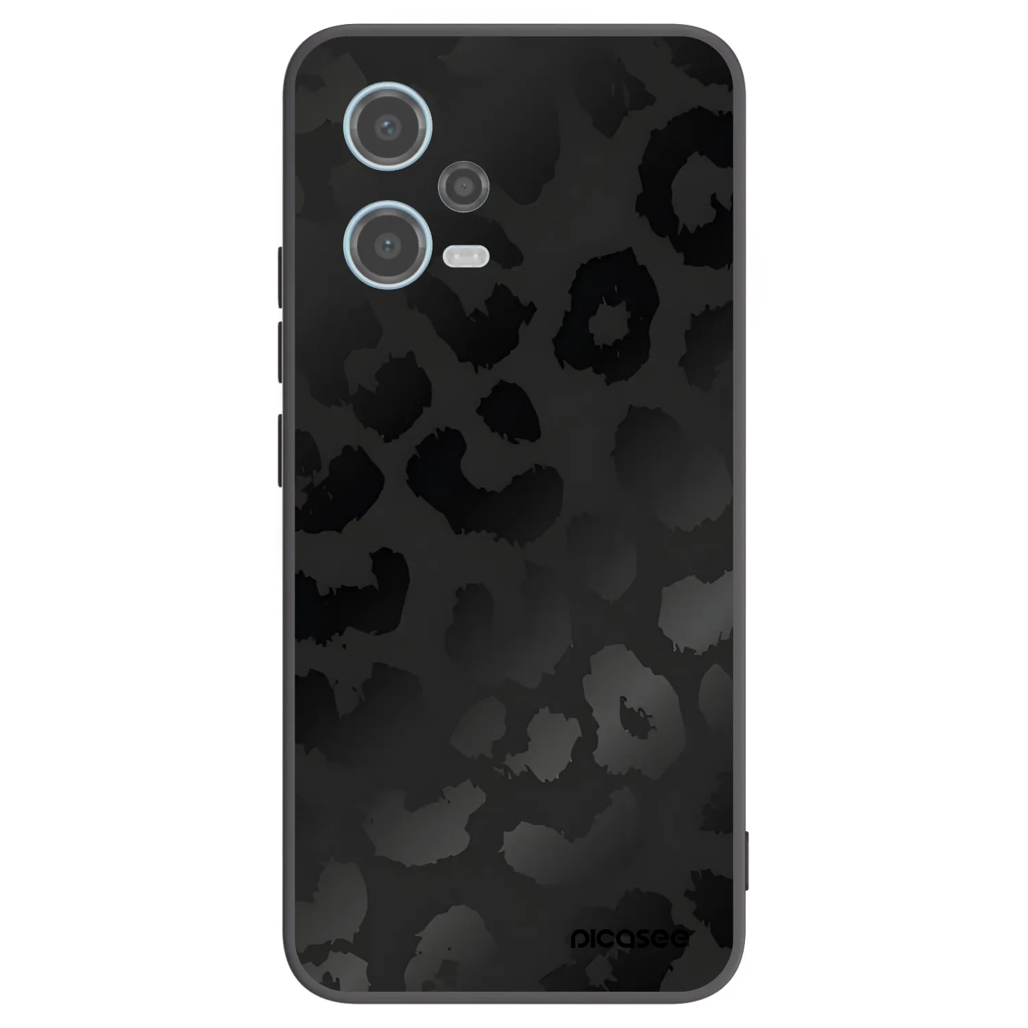 Picasee silikonski črni ovitek za Xiaomi Redmi Note 12 5G - Midnight Leopard
