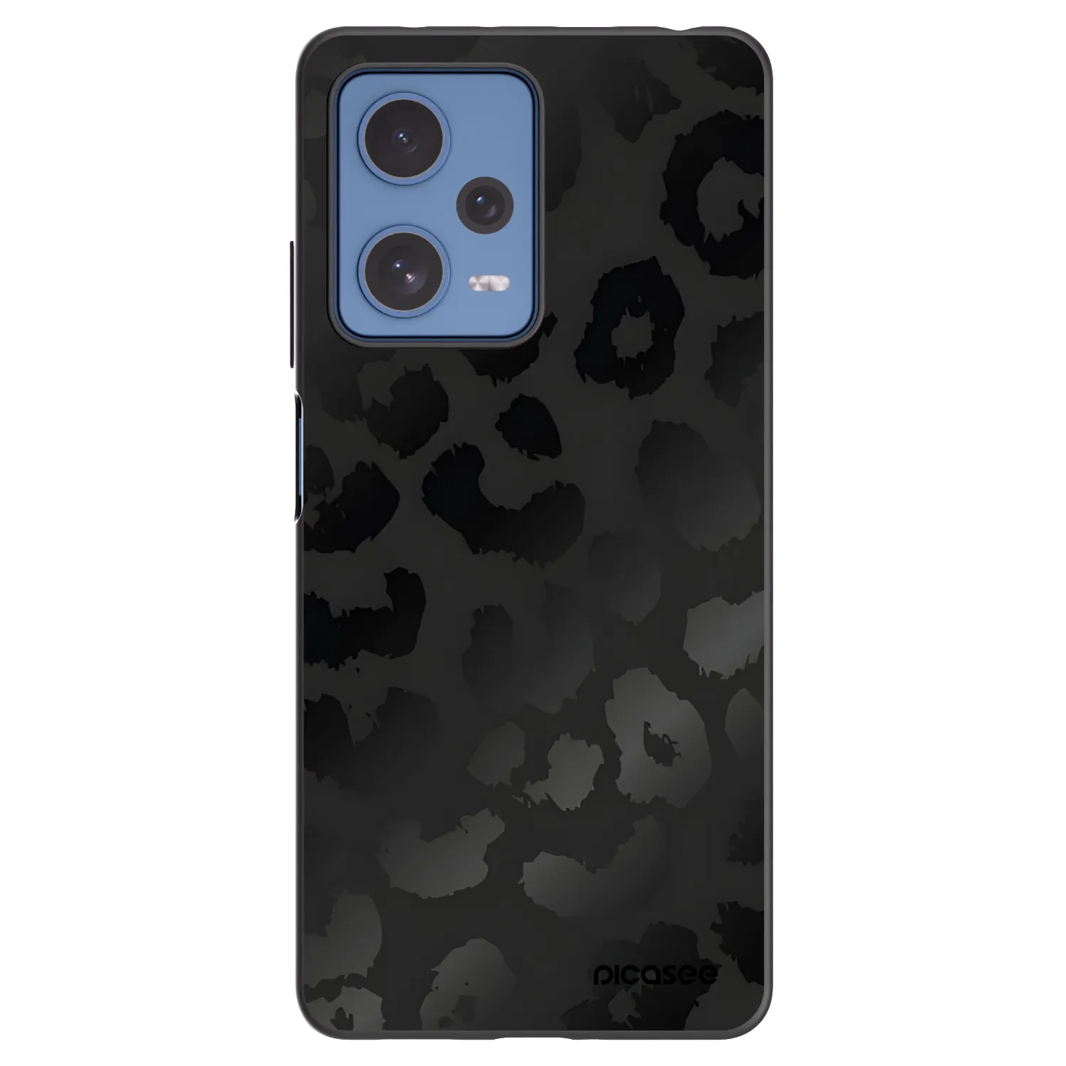 Picasee silikonski črni ovitek za Xiaomi Redmi Note 12 Pro 5G - Midnight Leopard