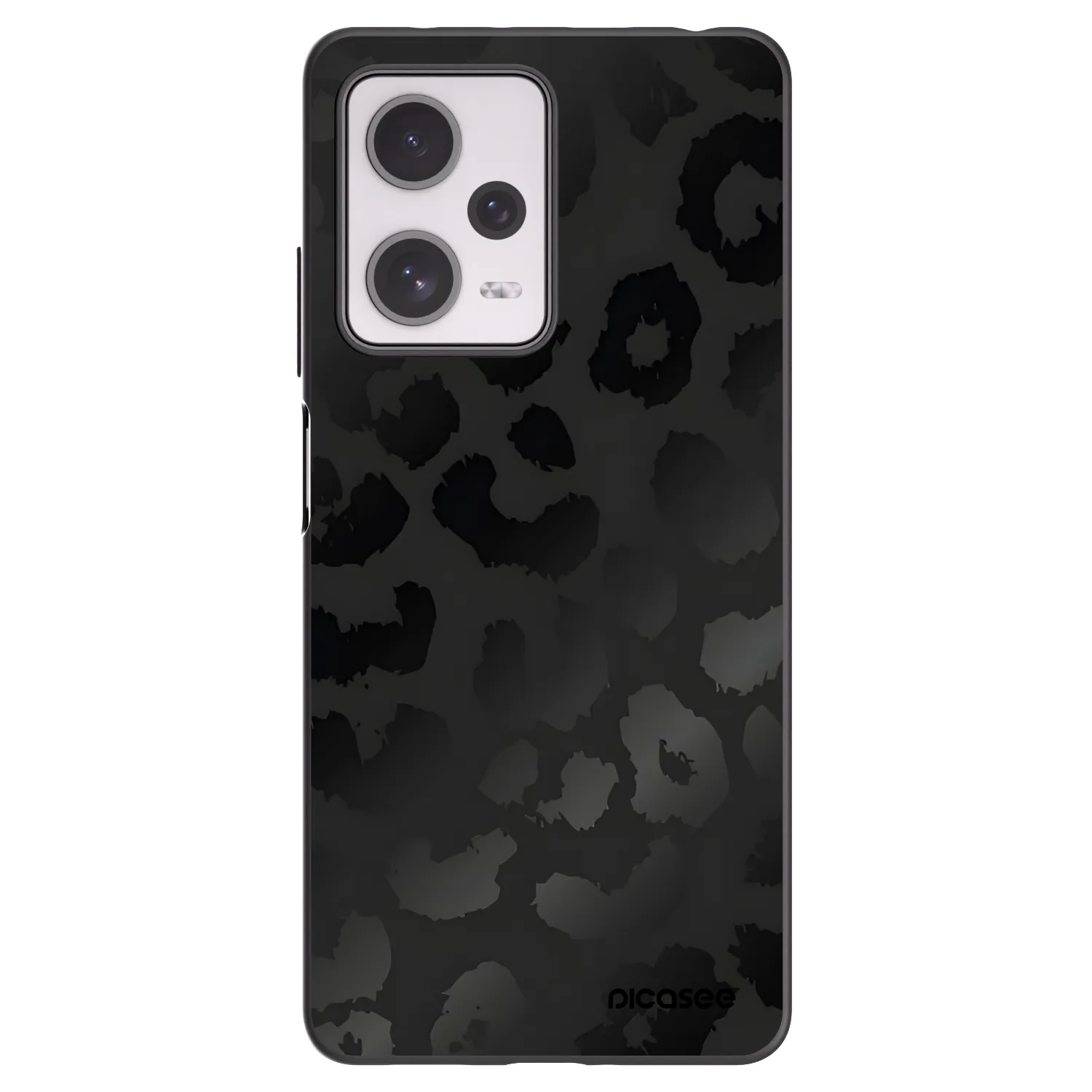 Picasee silikonski črni ovitek za Xiaomi Redmi Note 12 Pro+ 5G - Midnight Leopard