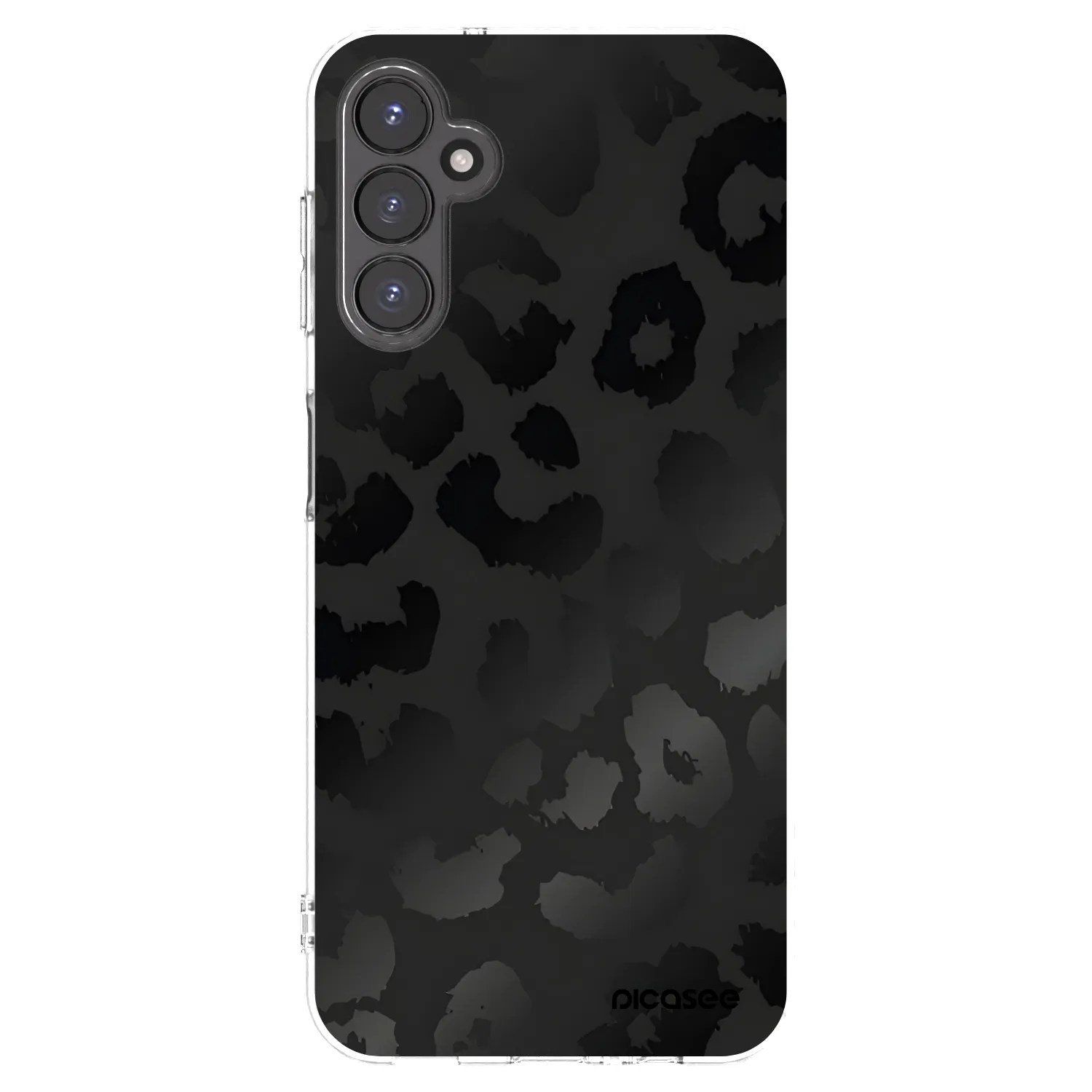 Picasee silikonski prozorni ovitek za Samsung Galaxy A14 4G A145R - Midnight Leopard