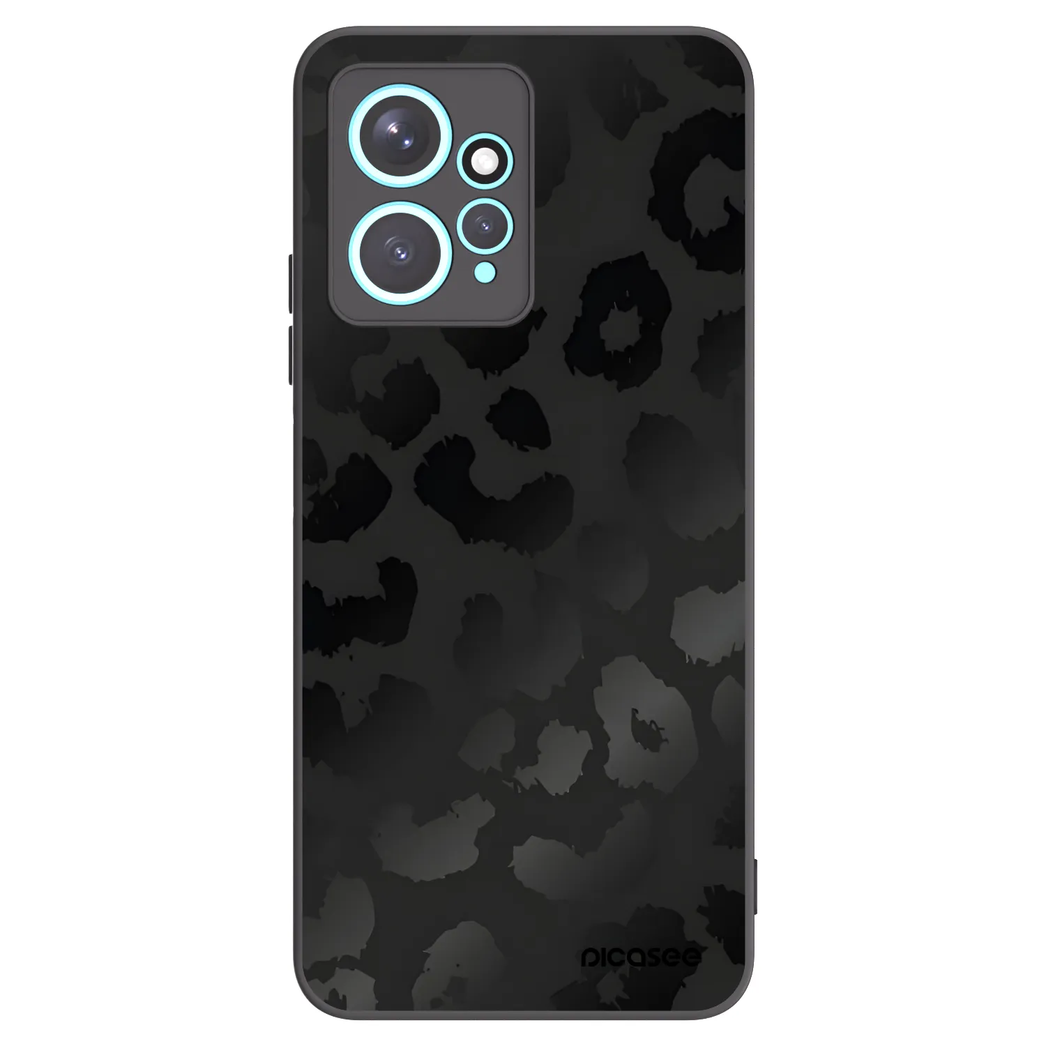 Picasee silikonski črni ovitek za Xiaomi Redmi Note 12 4G - Midnight Leopard