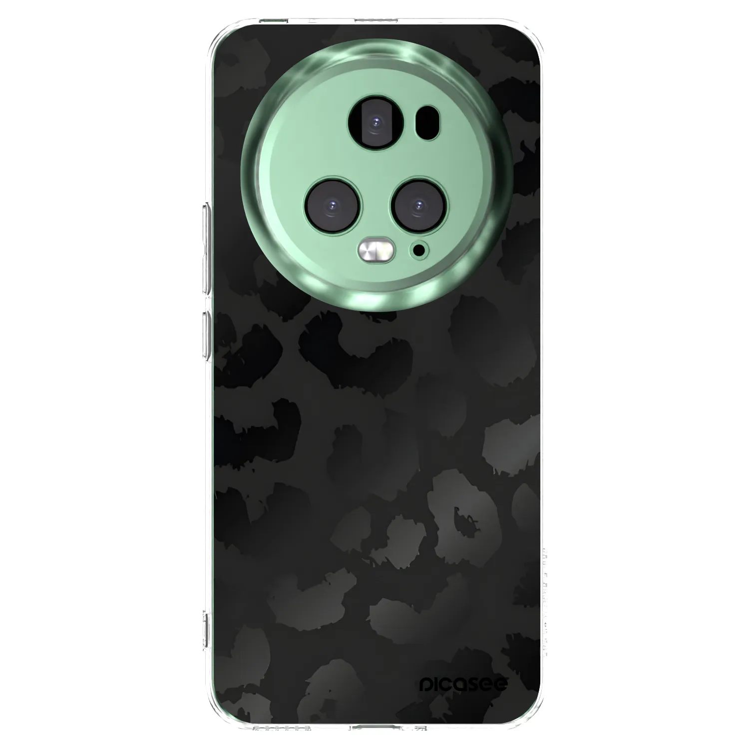 Picasee silikonski prozorni ovitek za Honor Magic5 Pro - Midnight Leopard