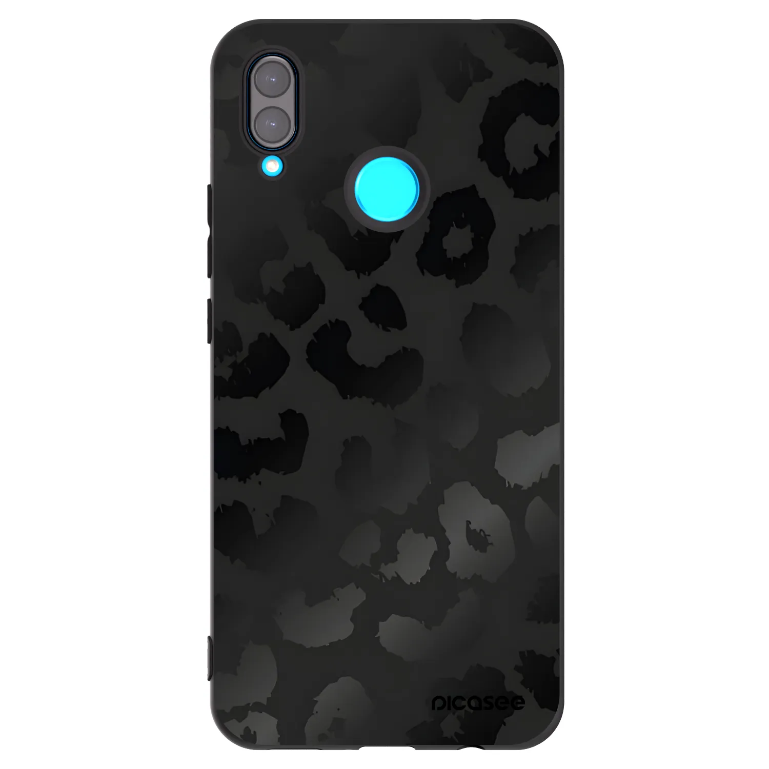 Picasee silikonski črni ovitek za Huawei Nova 3 - Midnight Leopard