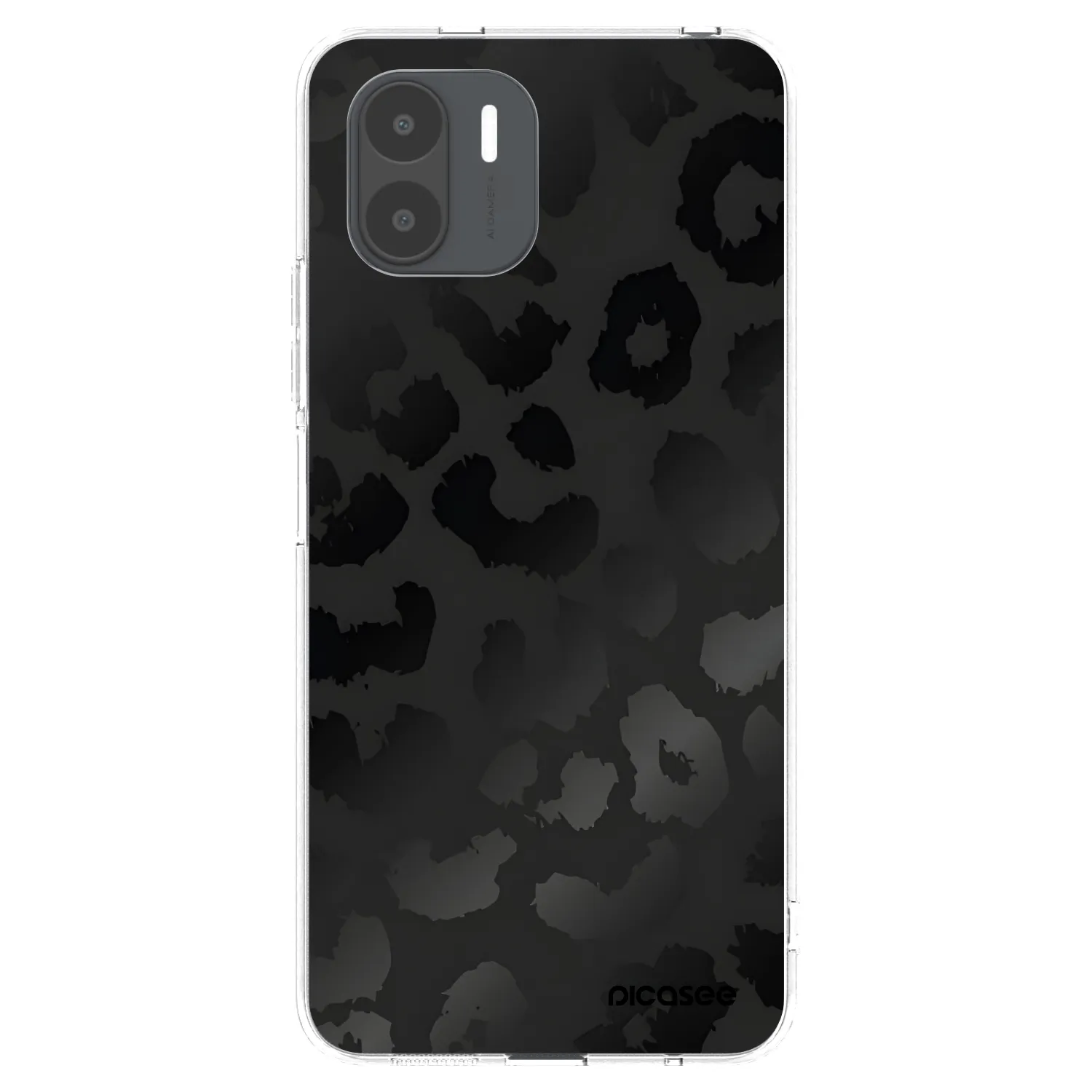 Picasee silikonski prozorni ovitek za Xiaomi Redmi A2 - Midnight Leopard