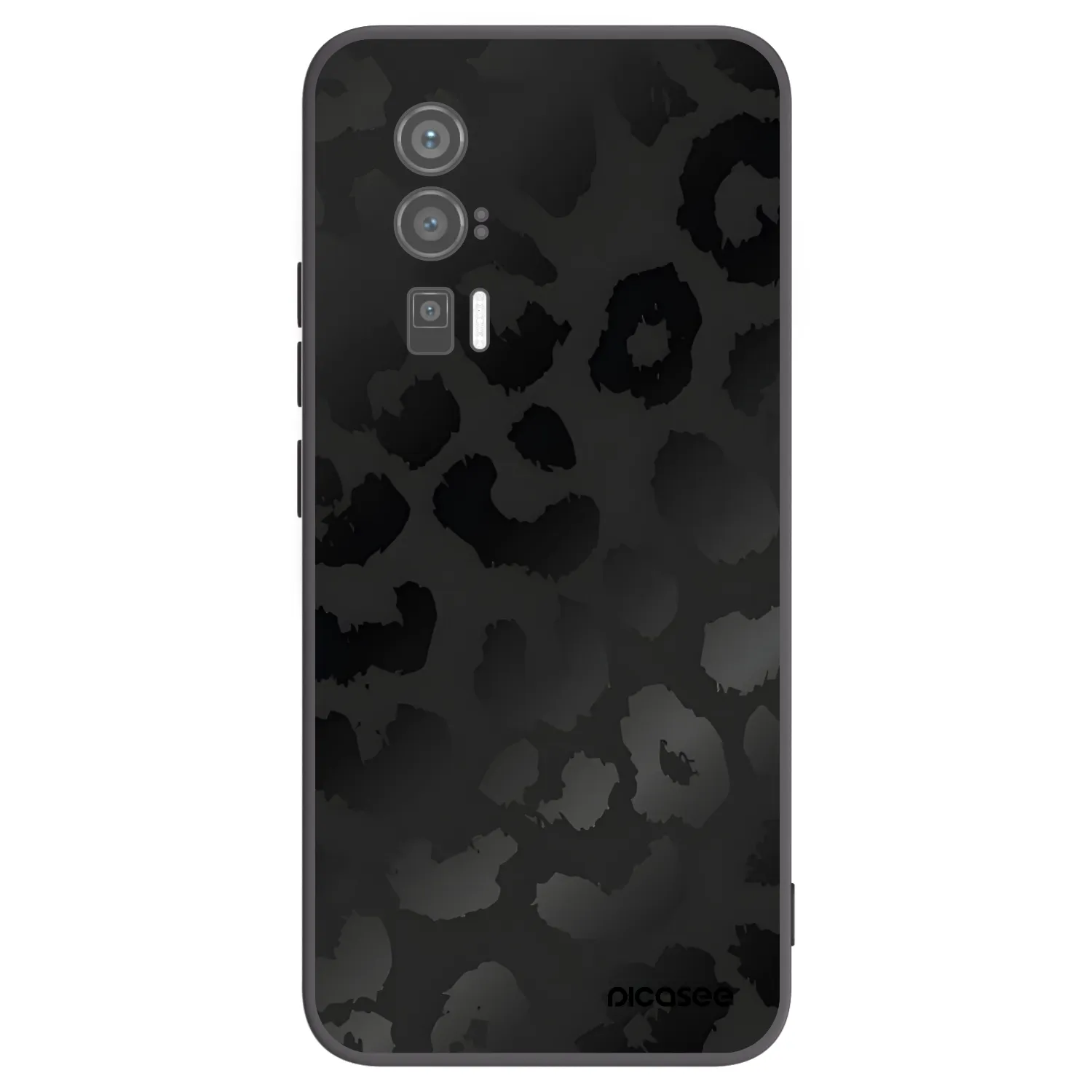Picasee silikonski črni ovitek za Xiaomi Poco F5 Pro 5G - Midnight Leopard