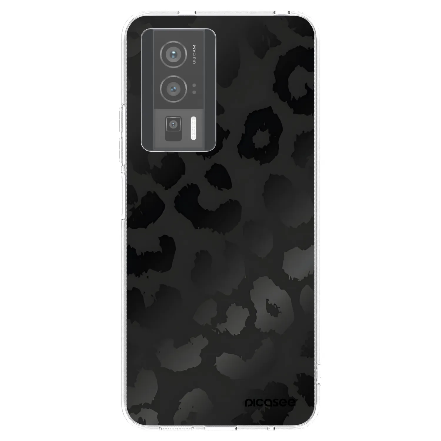 Picasee silikonski prozorni ovitek za Xiaomi Poco F5 Pro 5G - Midnight Leopard