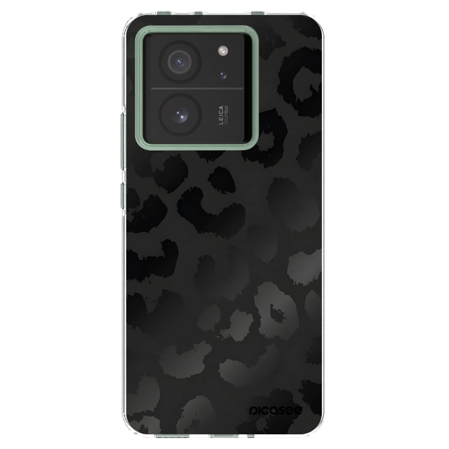 Picasee silikonski prozorni ovitek za Xiaomi 13T - Midnight Leopard