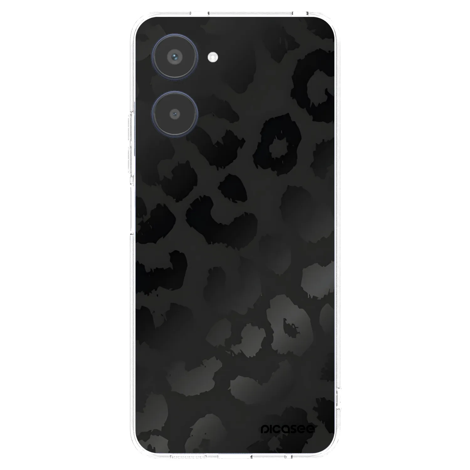Picasee silikonski prozorni ovitek za Realme 10 4G - Midnight Leopard
