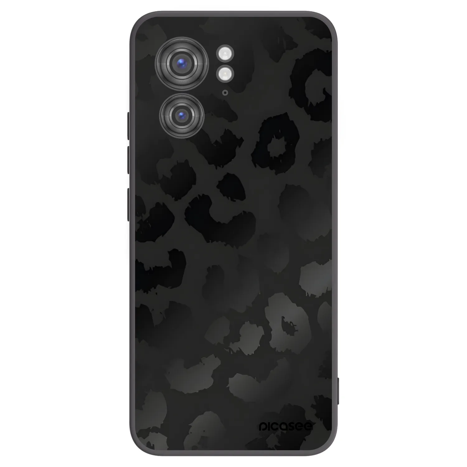 Picasee silikonski črni ovitek za Motorola Edge 40 - Midnight Leopard