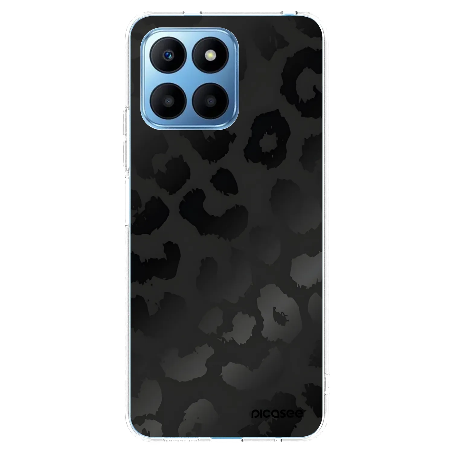 Picasee silikonski prozorni ovitek za Honor 70 Lite - Midnight Leopard