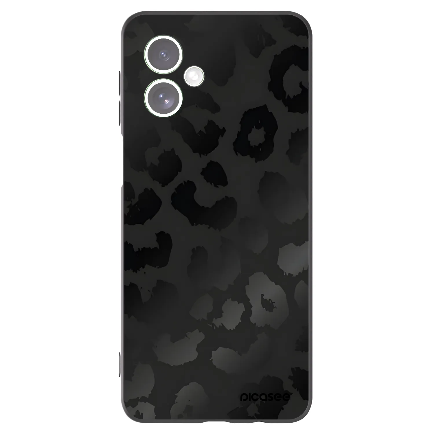 Picasee silikonski črni ovitek za Motorola Moto G54 5G - Midnight Leopard