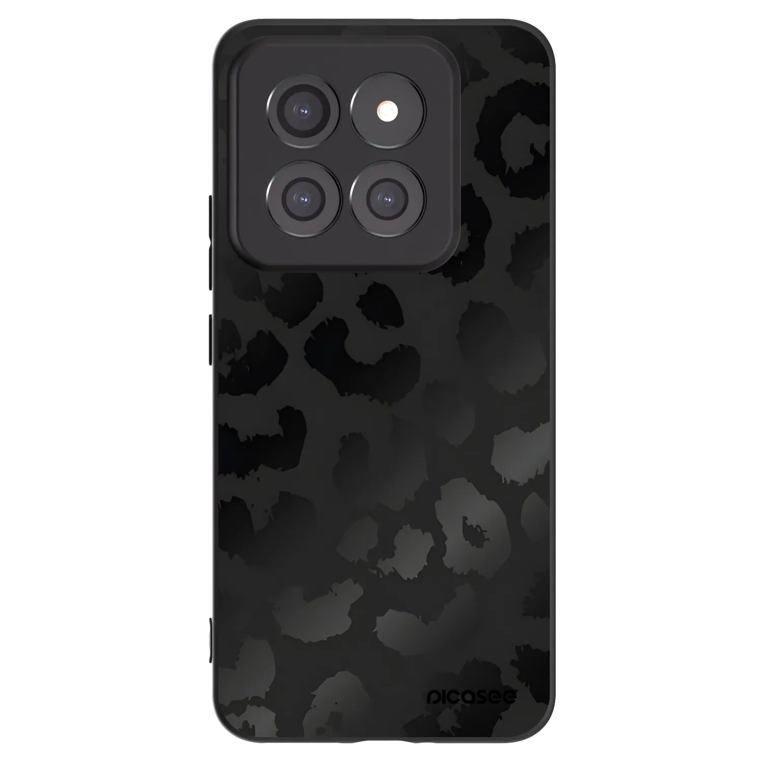 Picasee silikonski črni ovitek za Xiaomi 14 Pro - Midnight Leopard