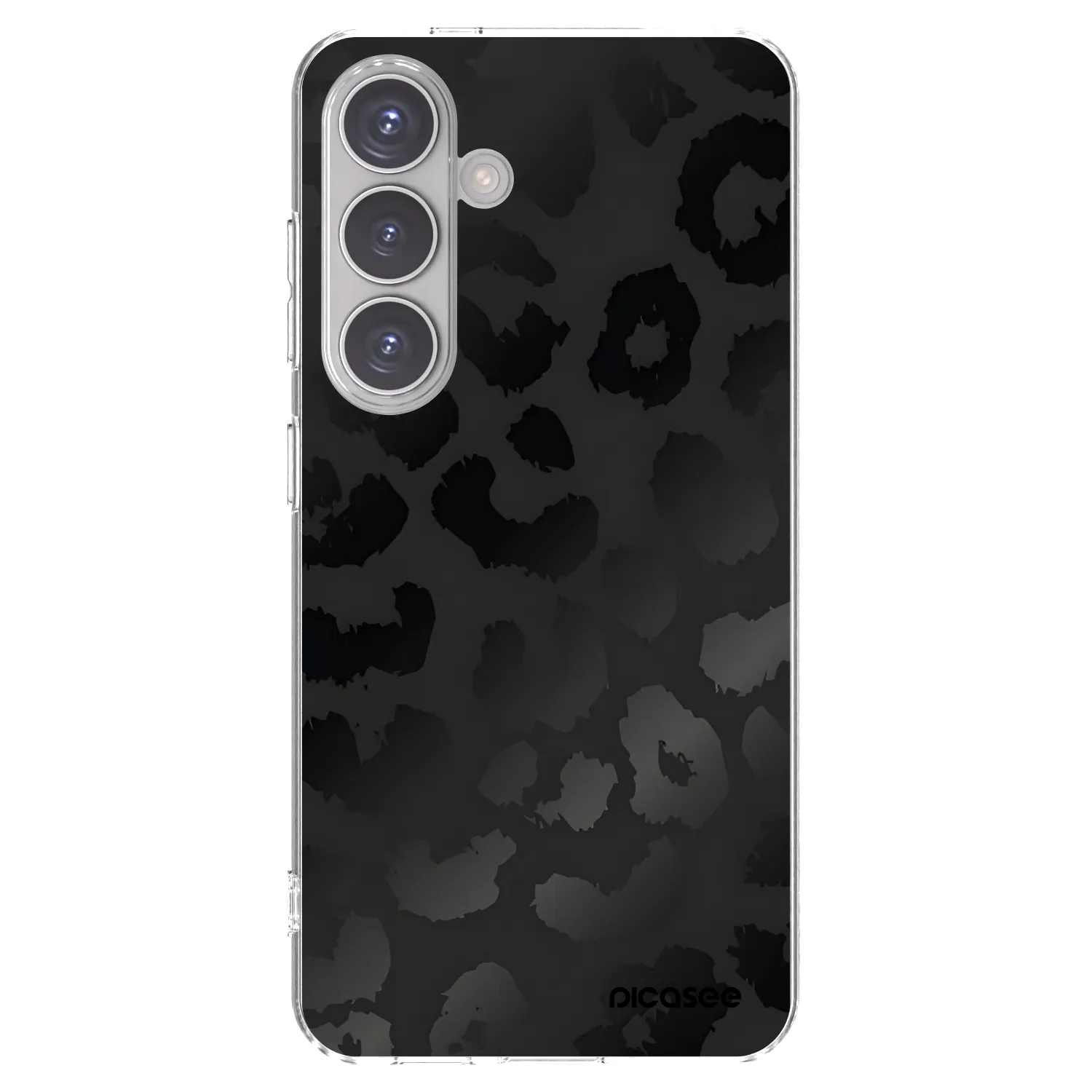 Picasee silikonski prozorni ovitek za Samsung Galaxy S24 S921B 5G - Midnight Leopard