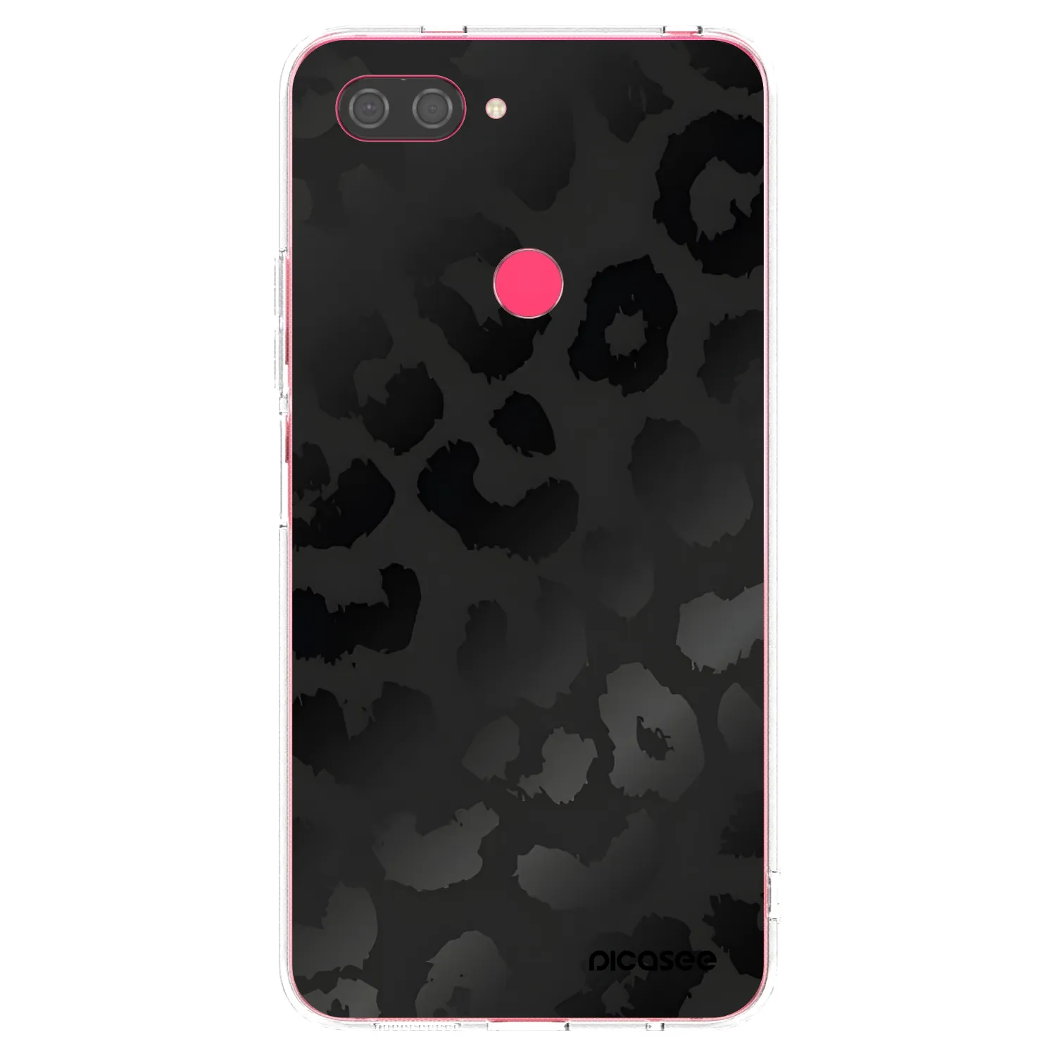 Picasee silikonski prozorni ovitek za Xiaomi Mi 8 Lite - Midnight Leopard