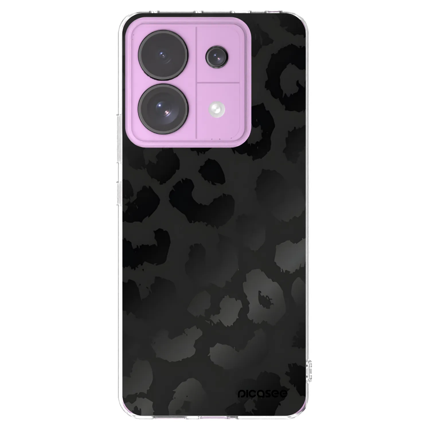 Picasee silikonski prozorni ovitek za Xiaomi Redmi Note 13 Pro 5G - Midnight Leopard
