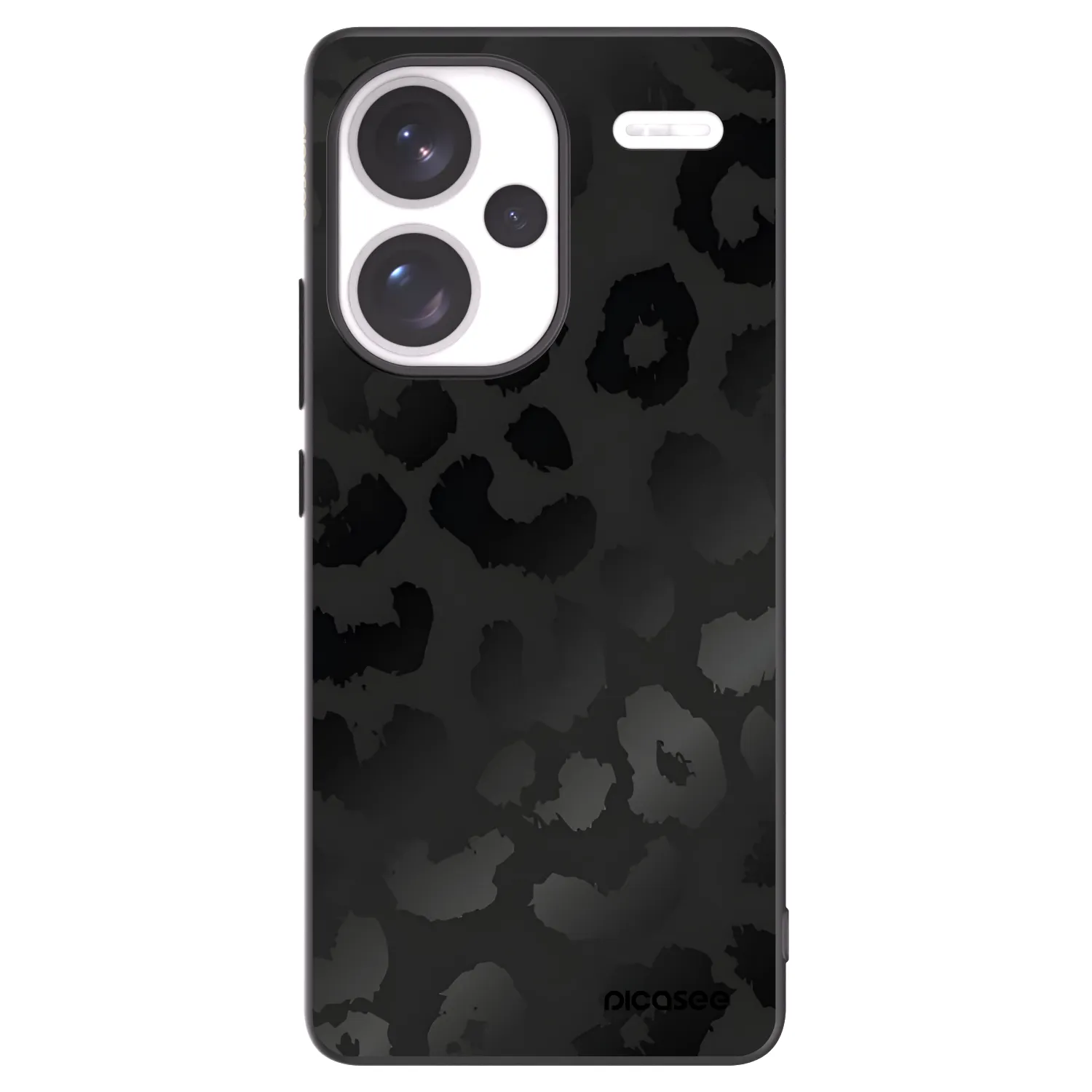 Picasee silikonski črni ovitek za Xiaomi Redmi Note 13 Pro+ 5G - Midnight Leopard