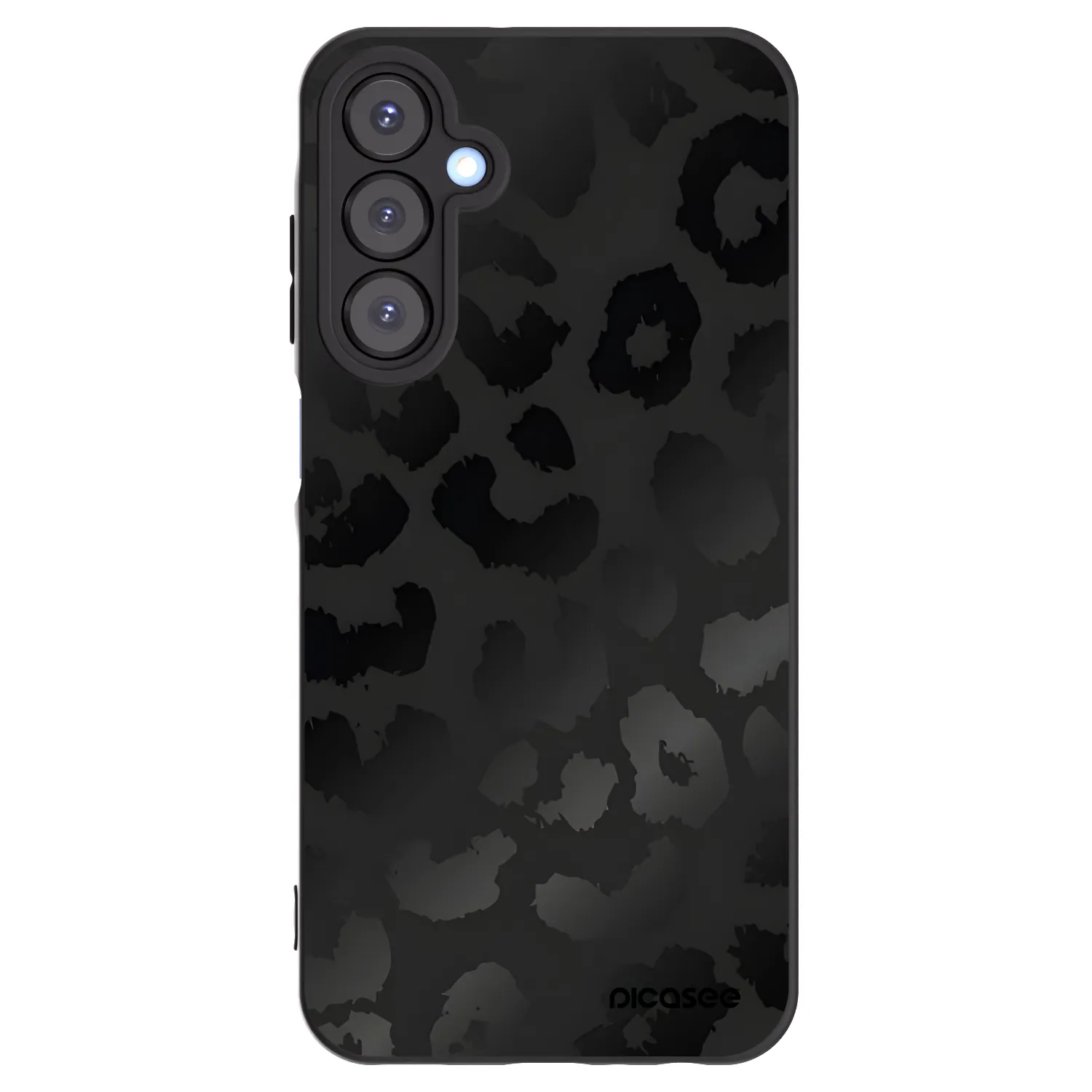 Picasee silikonski črni ovitek za Samsung Galaxy A25 A256B 5G - Midnight Leopard