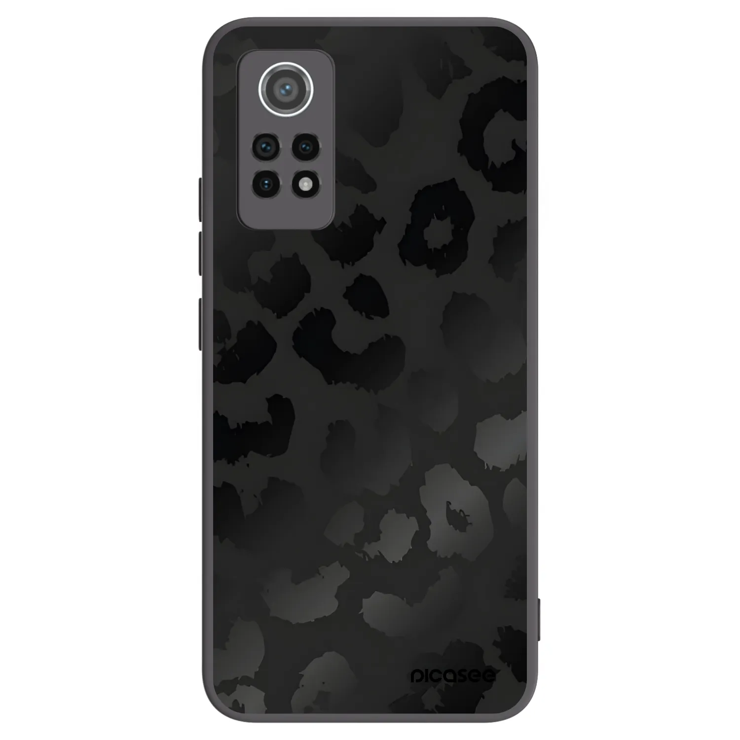 Picasee silikonski črni ovitek za Xiaomi Redmi Note 12 Pro 4G - Midnight Leopard