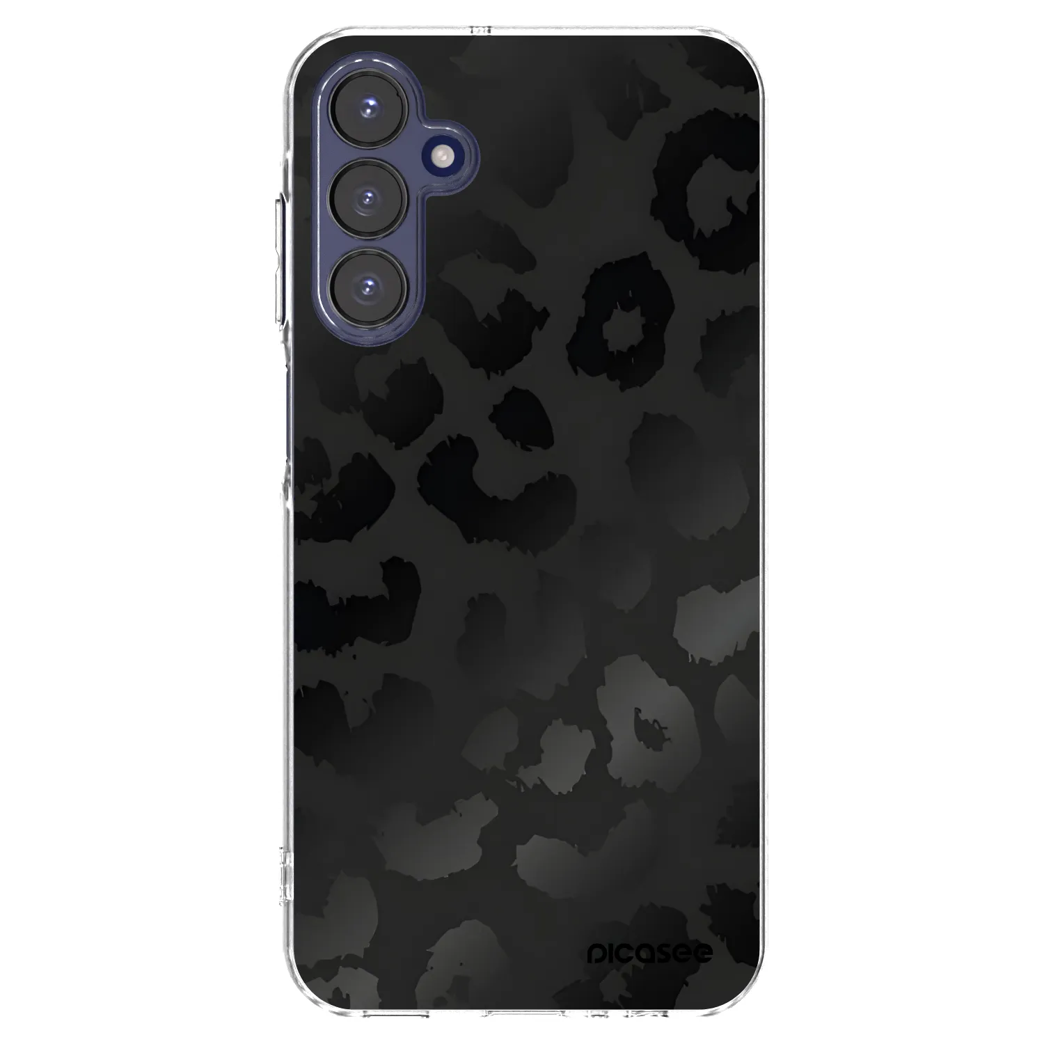 Picasee silikonski prozorni ovitek za Samsung Galaxy A15 A155F 4G - Midnight Leopard