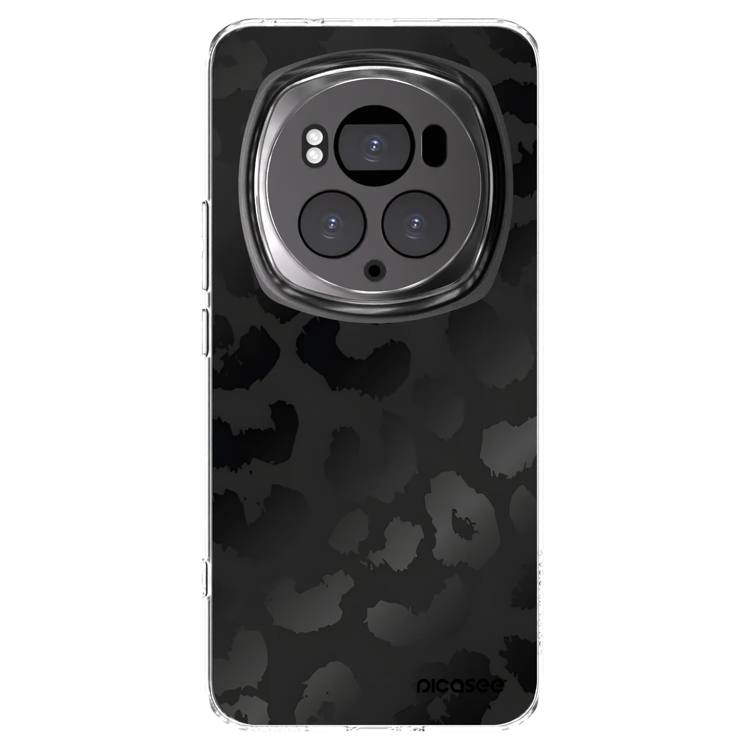 Picasee silikonski prozorni ovitek za Honor Magic6 Pro - Midnight Leopard