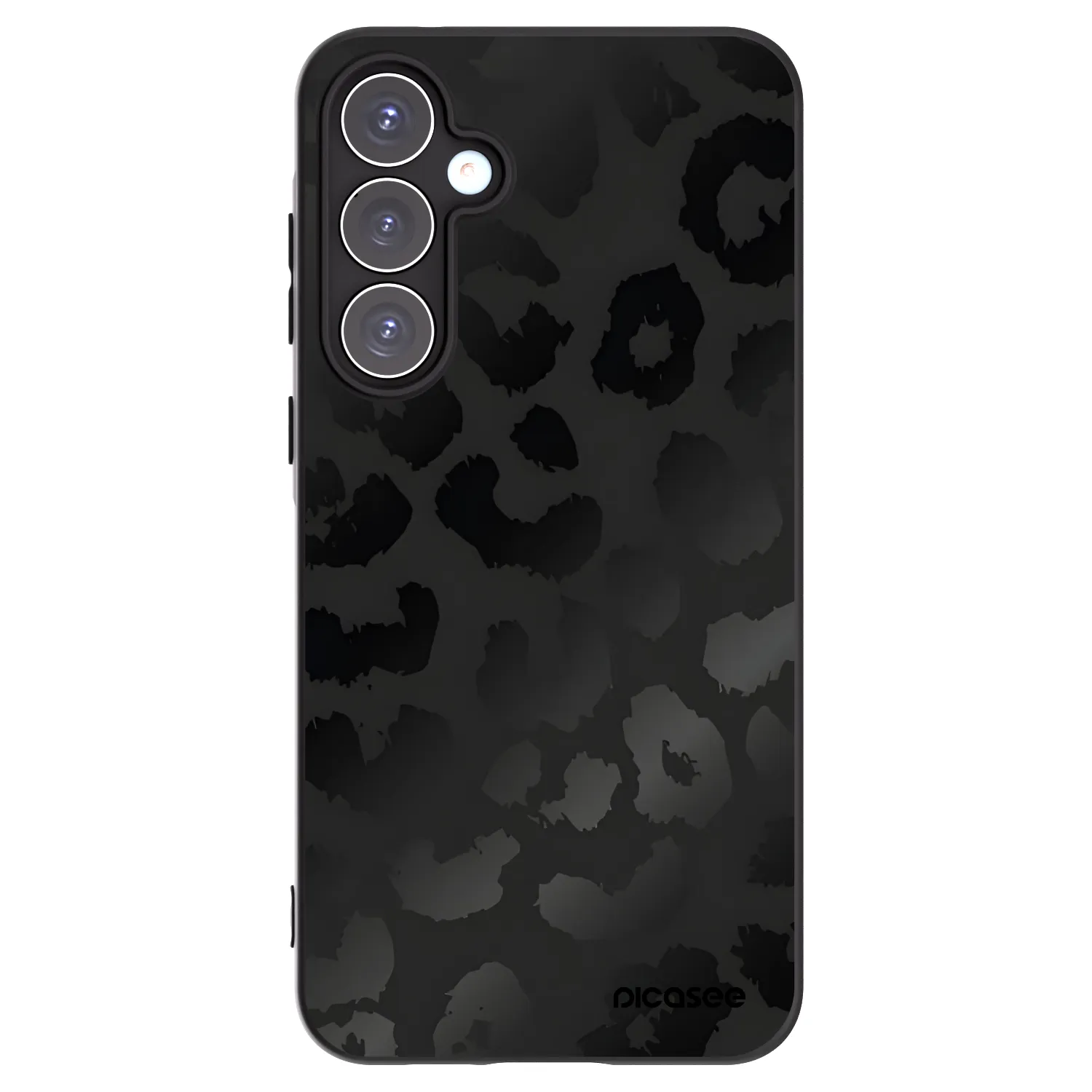 Picasee silikonski črni ovitek za Samsung Galaxy A55 5G A556B - Midnight Leopard
