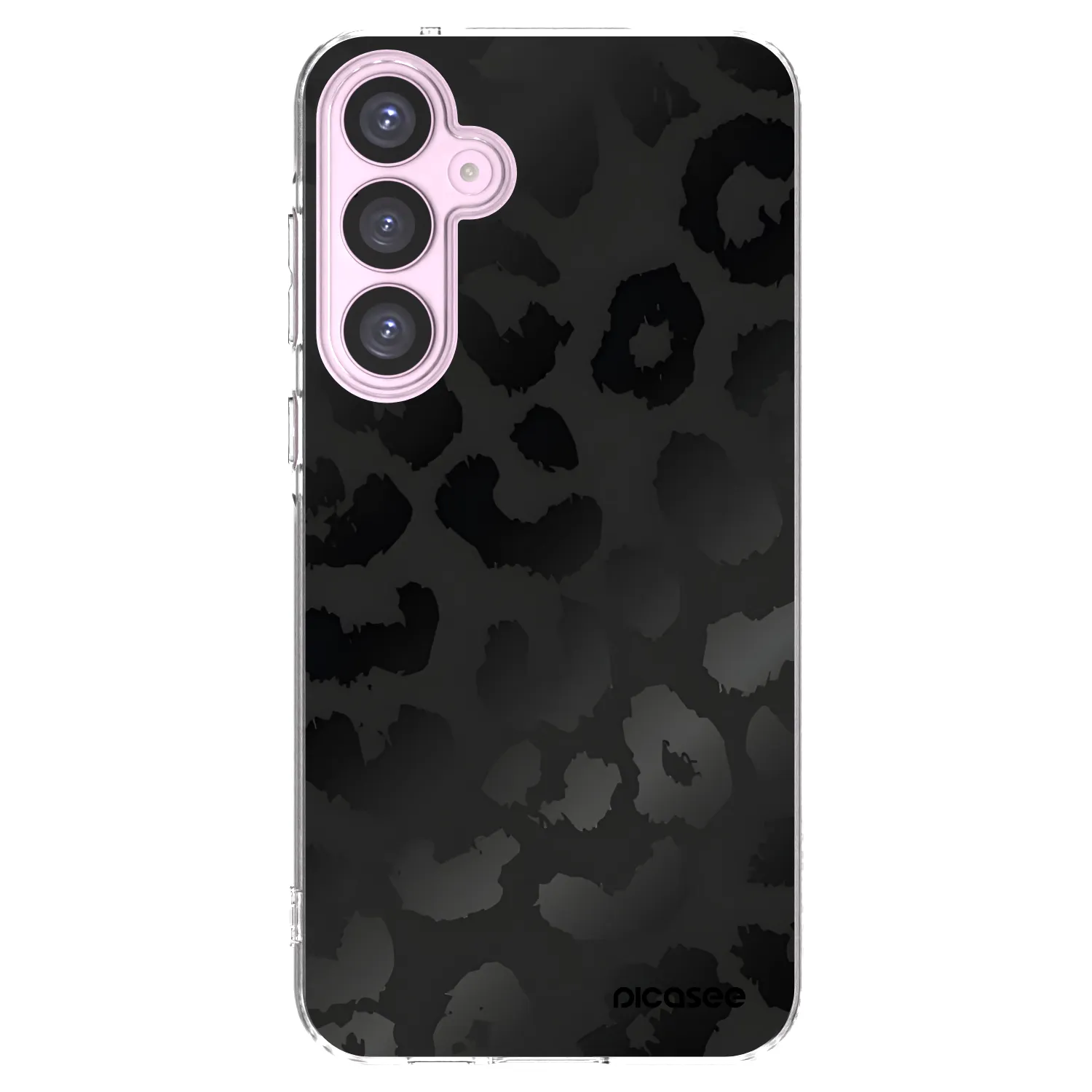 Picasee silikonski prozorni ovitek za Samsung Galaxy A55 5G A556B - Midnight Leopard