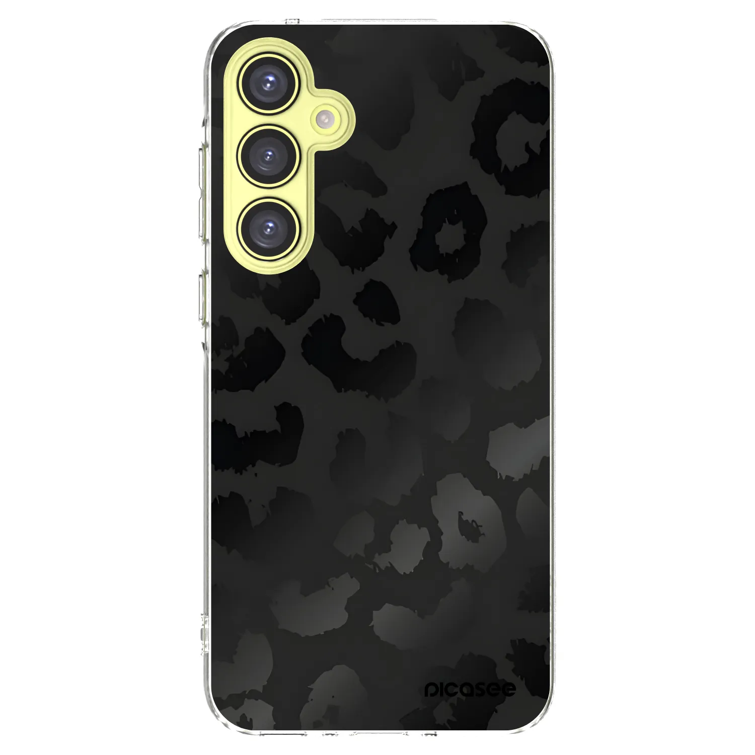Picasee silikonski prozorni ovitek za Samsung Galaxy A35 5G A356B - Midnight Leopard
