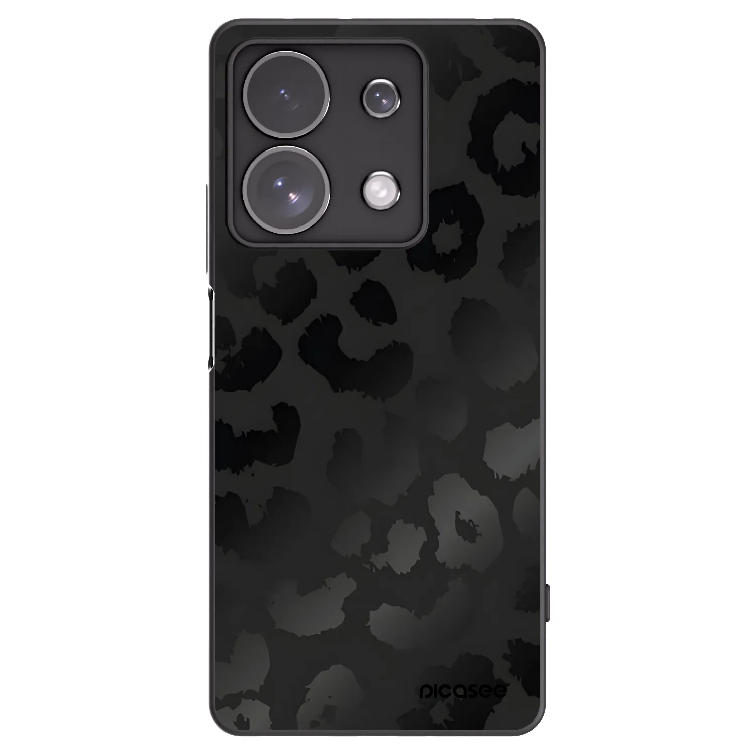 Picasee silikonski črni ovitek za Xiaomi Redmi Note 13 Pro 4G - Midnight Leopard
