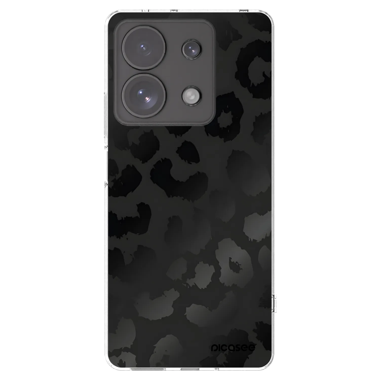 Picasee silikonski prozorni ovitek za Xiaomi Redmi Note 13 Pro 4G - Midnight Leopard