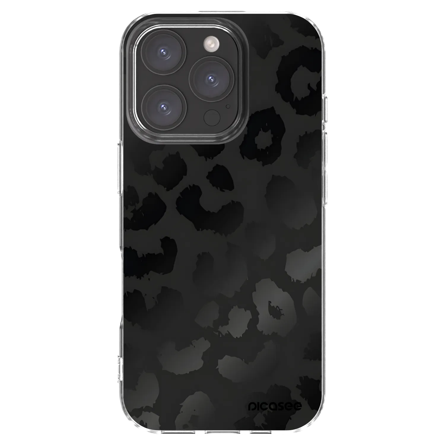 Picasee silikonski prozorni ovitek za Apple iPhone 16 Pro - Midnight Leopard
