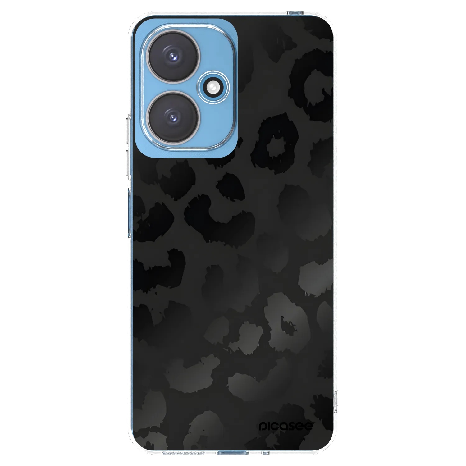 Picasee silikonski prozorni ovitek za Xiaomi Redmi 13C 5G - Midnight Leopard