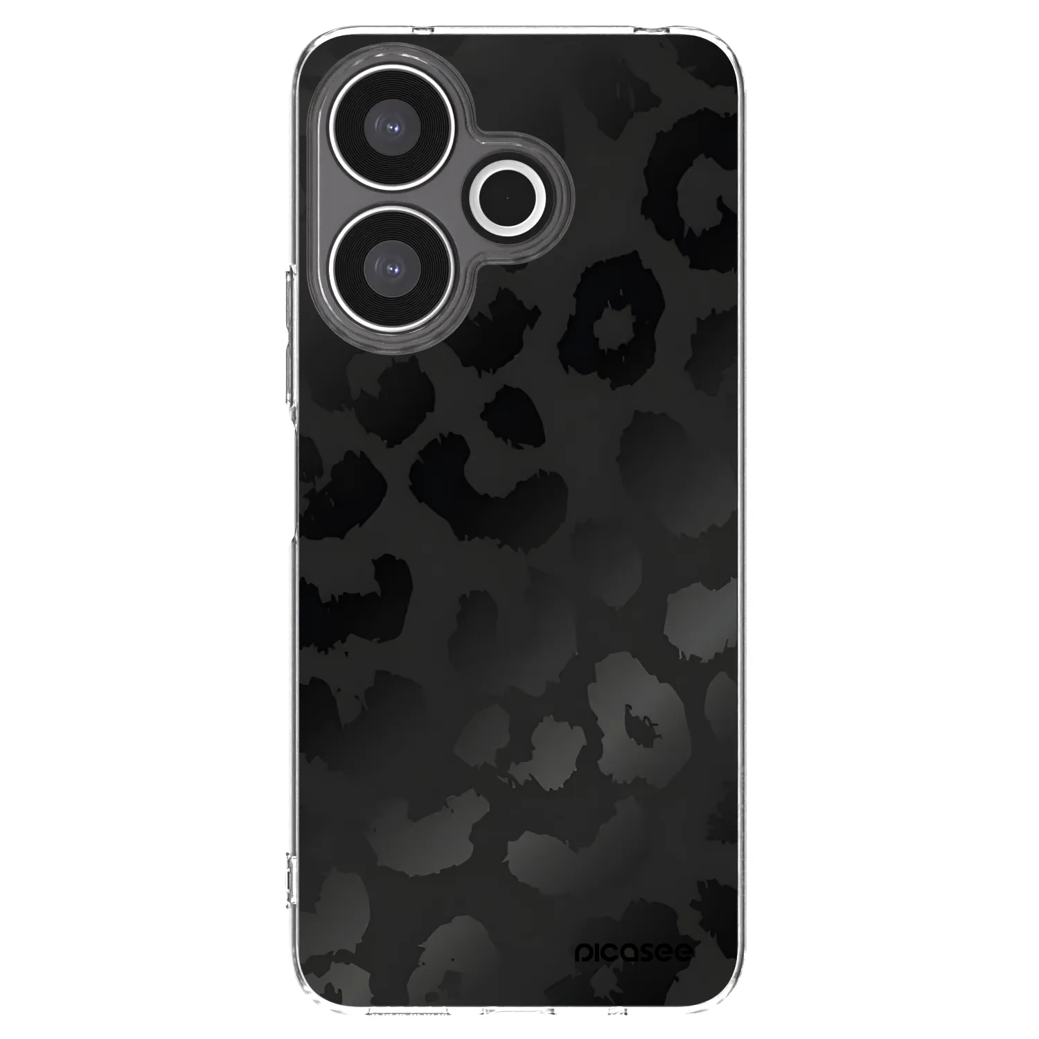 Picasee silikonski prozorni ovitek za Xiaomi Redmi 13 4G - Midnight Leopard
