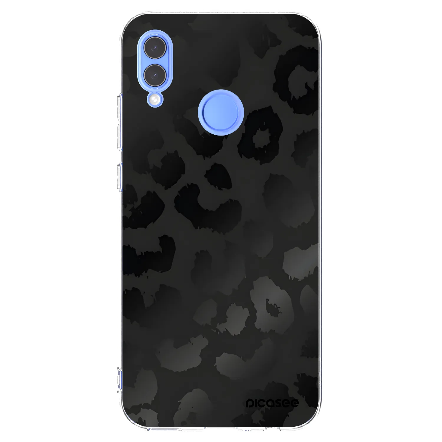 Picasee silikonski prozorni ovitek za Huawei P Smart 2019 - Midnight Leopard