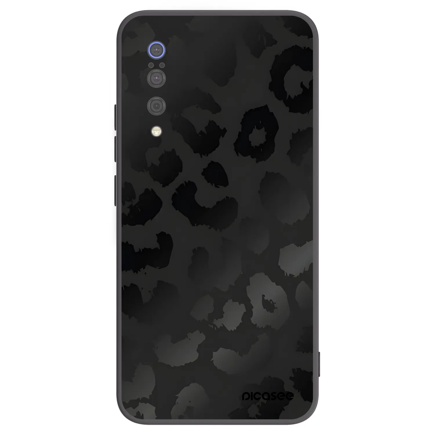 Picasee silikonski črni ovitek za Xiaomi Mi 9 - Midnight Leopard