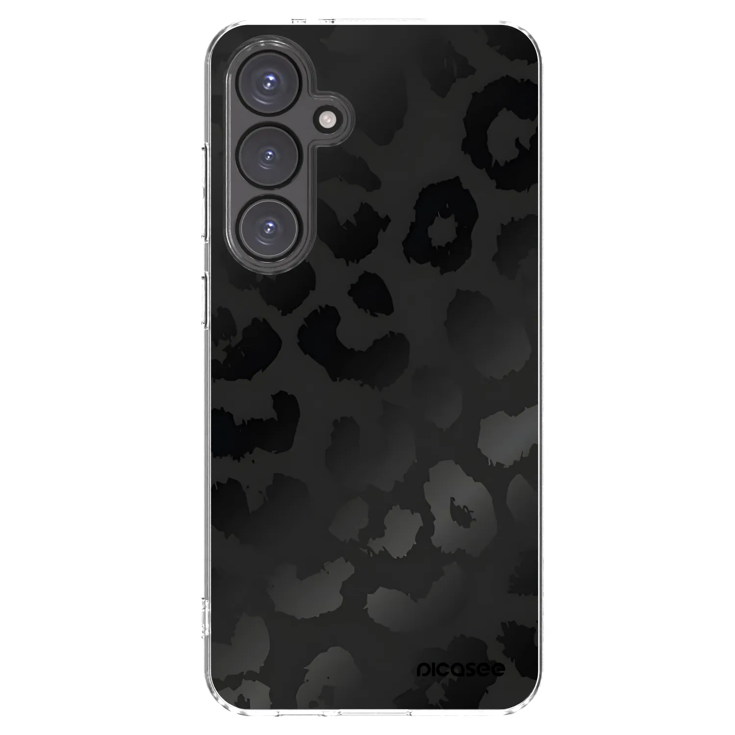 Picasee silikonski prozorni ovitek za Samsung Galaxy S24 FE S721B - Midnight Leopard