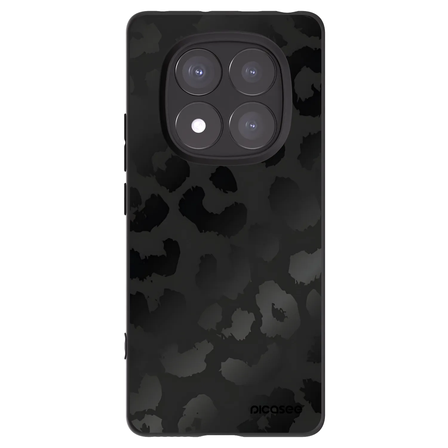Picasee silikonski črni ovitek za Xiaomi Redmi Note 14 Pro 5G - Midnight Leopard