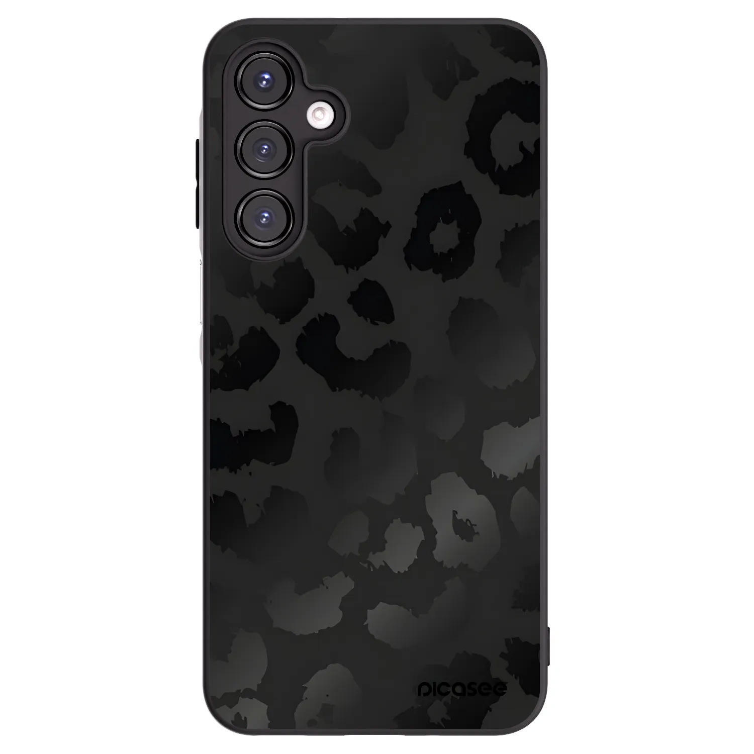 Picasee silikonski črni ovitek za Samsung Galaxy A16 5G - Midnight Leopard