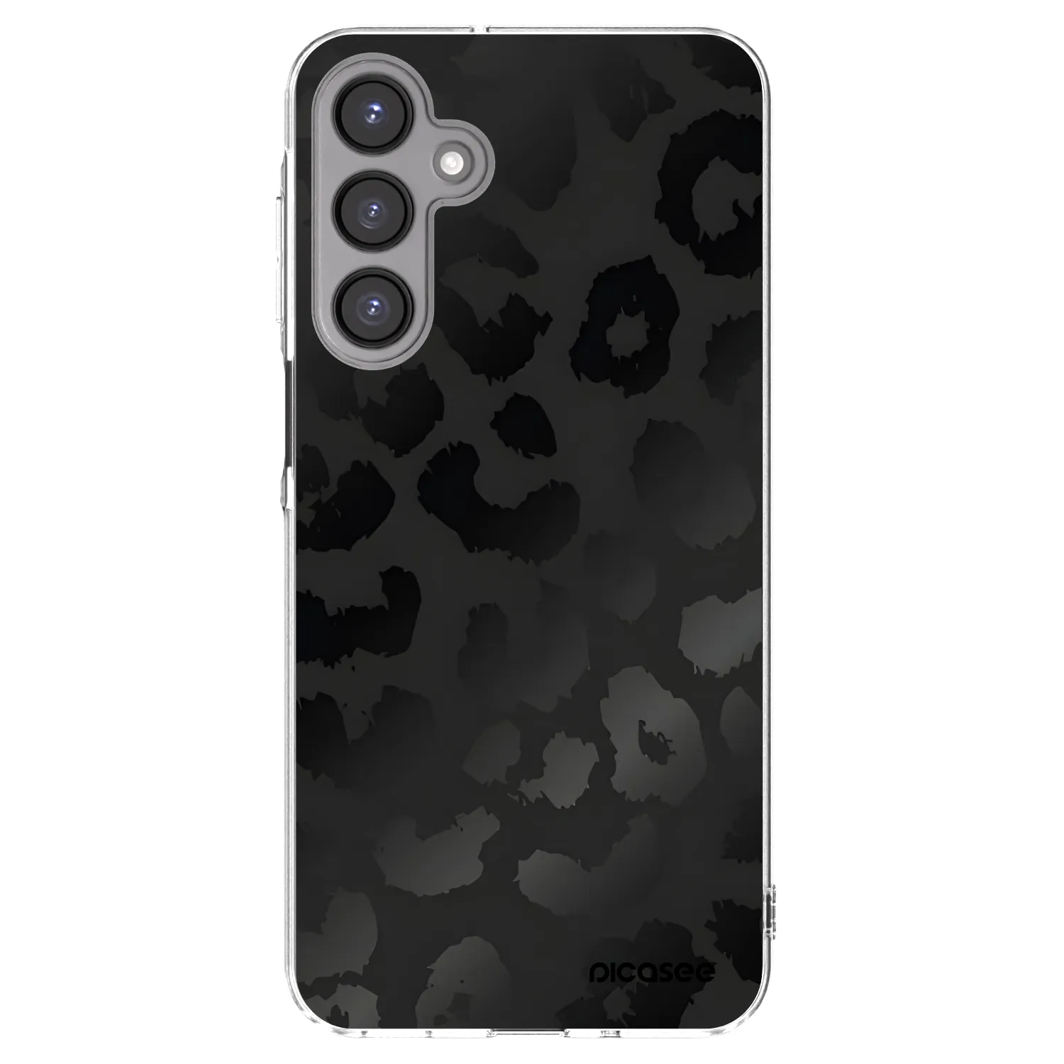 Picasee silikonski prozorni ovitek za Samsung Galaxy A16 5G - Midnight Leopard