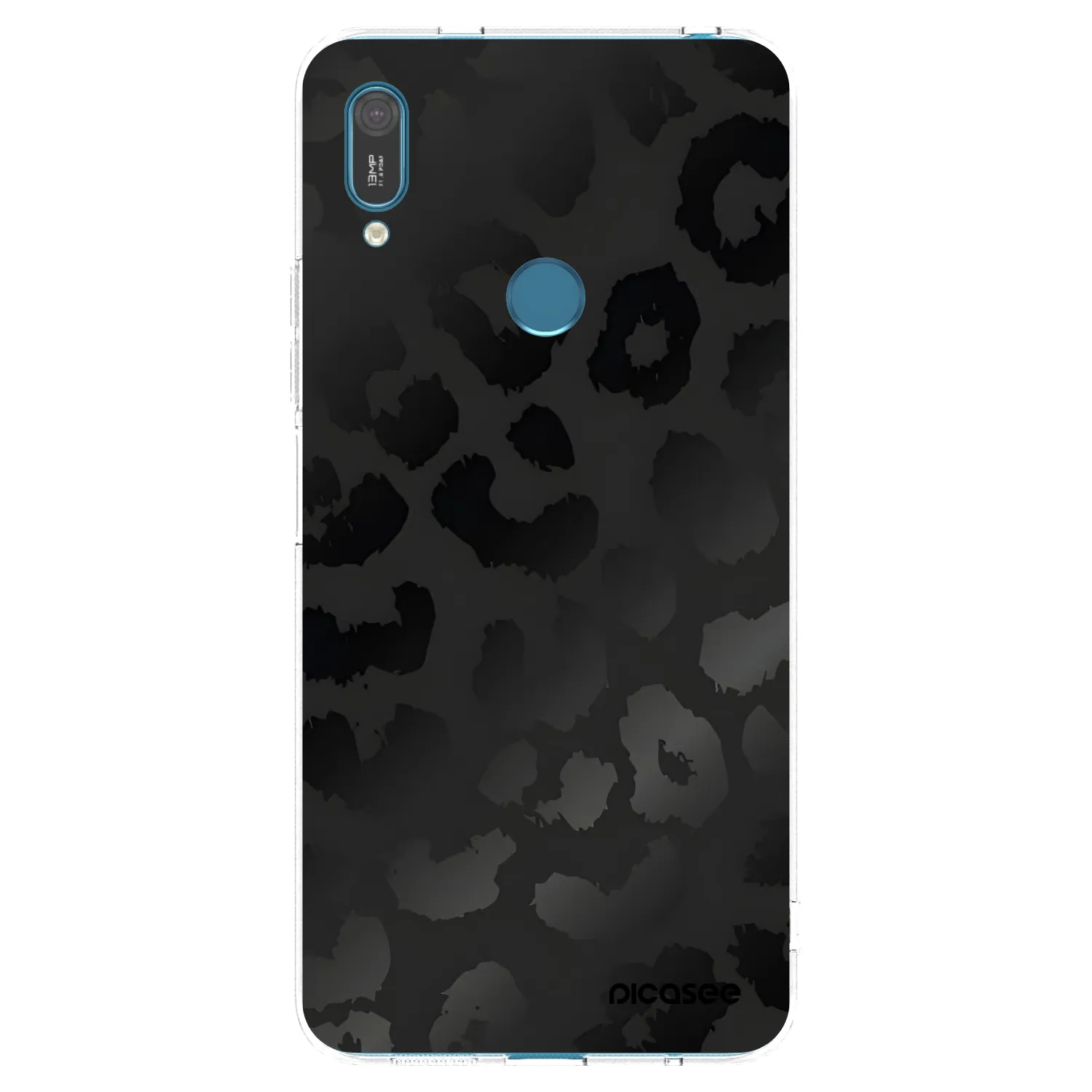 Picasee silikonski prozorni ovitek za Huawei Y7 2019 - Midnight Leopard