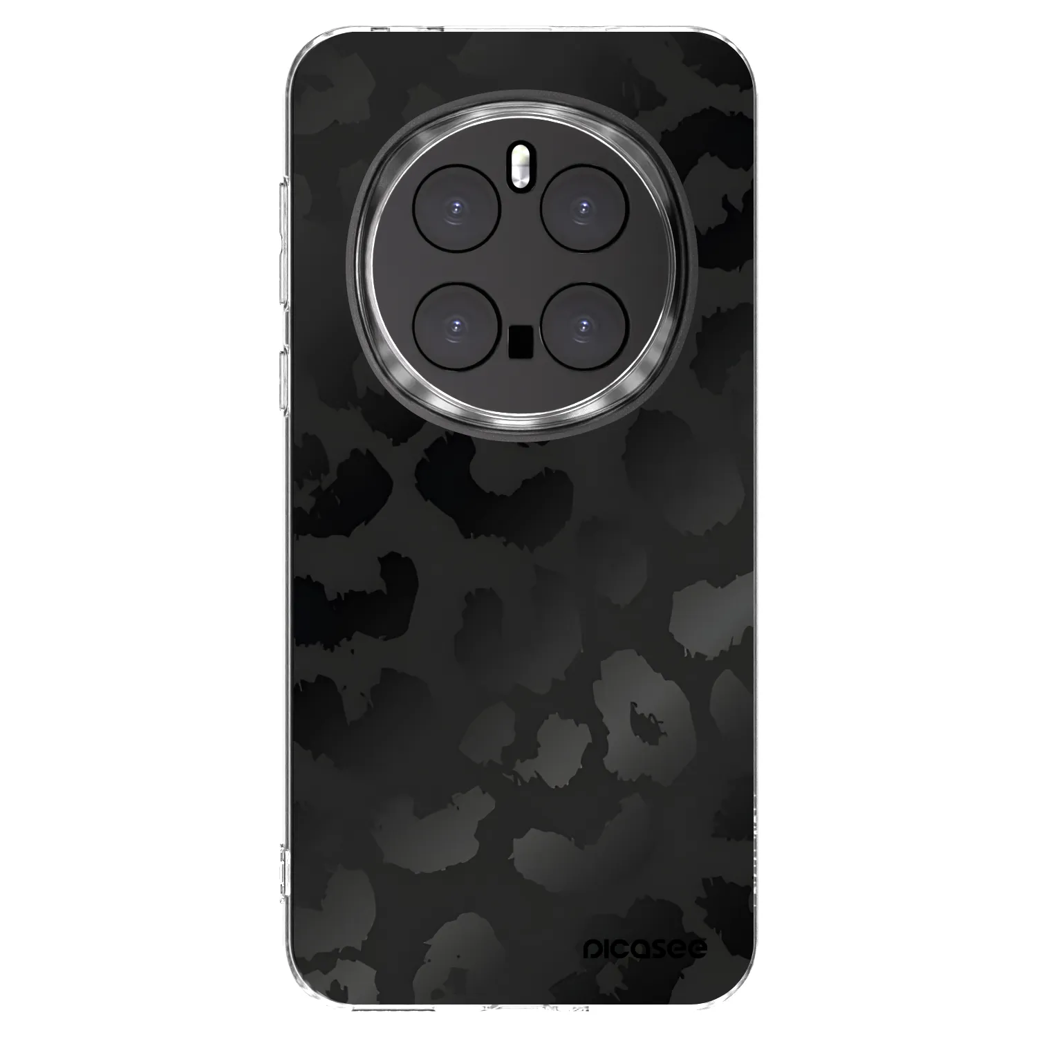 Picasee silikonski prozorni ovitek za Honor Magic7 Pro 5G - Midnight Leopard