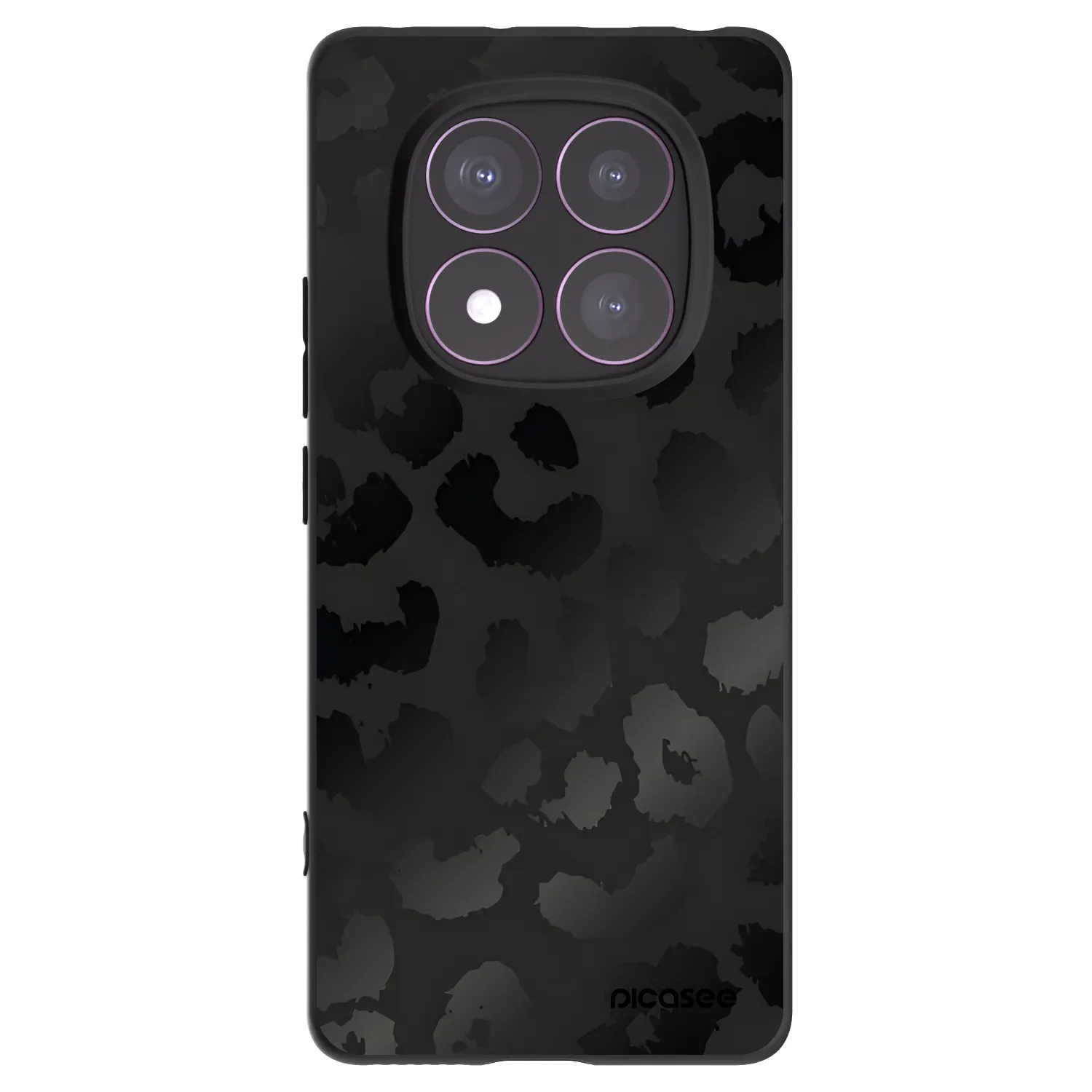 Picasee silikonski črni ovitek za Xiaomi Redmi Note 14 Pro 4G - Midnight Leopard