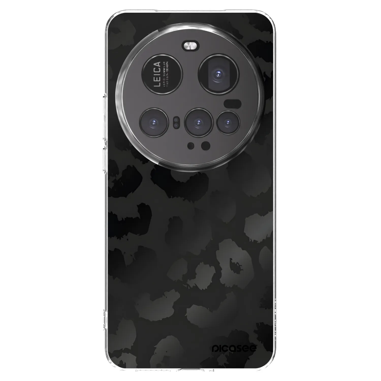 Picasee silikonski prozorni ovitek za Xiaomi 15 Ultra - Midnight Leopard