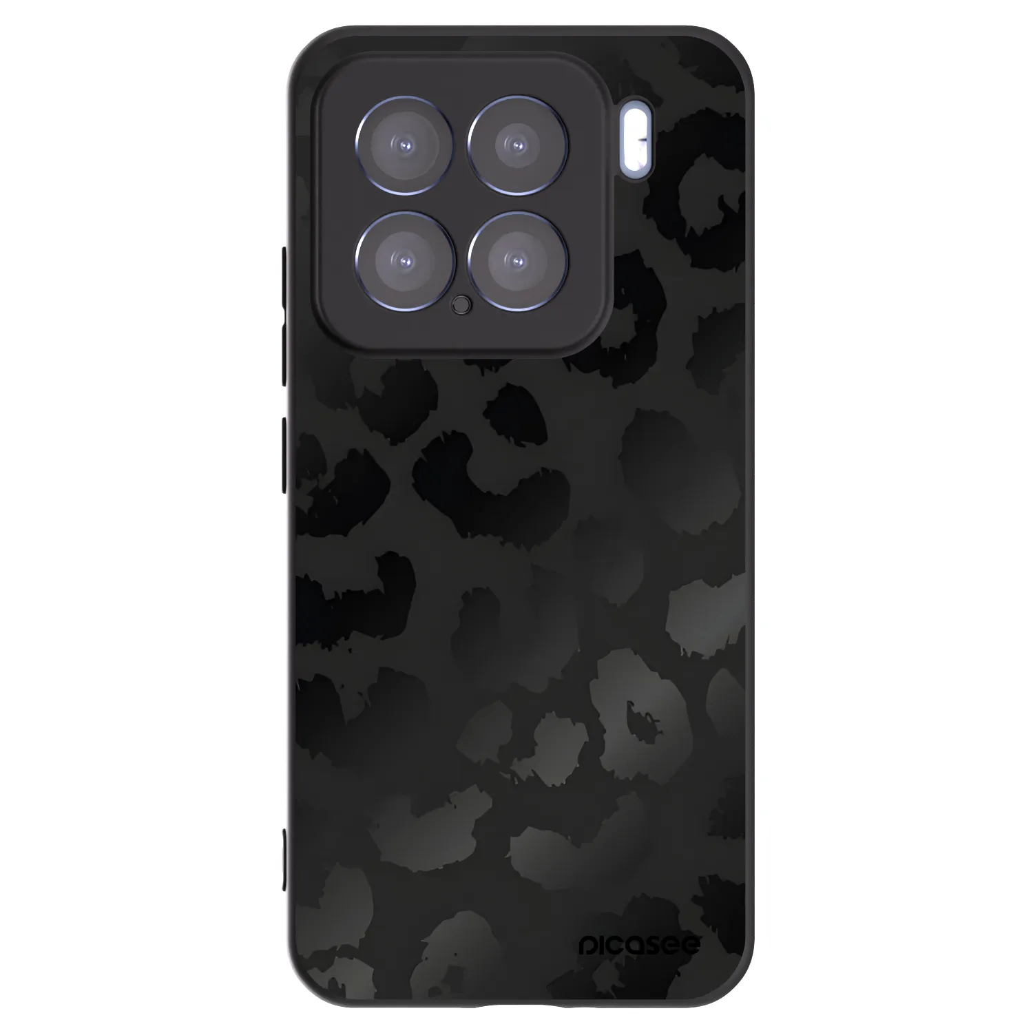 Picasee silikonski črni ovitek za Xiaomi 15 - Midnight Leopard