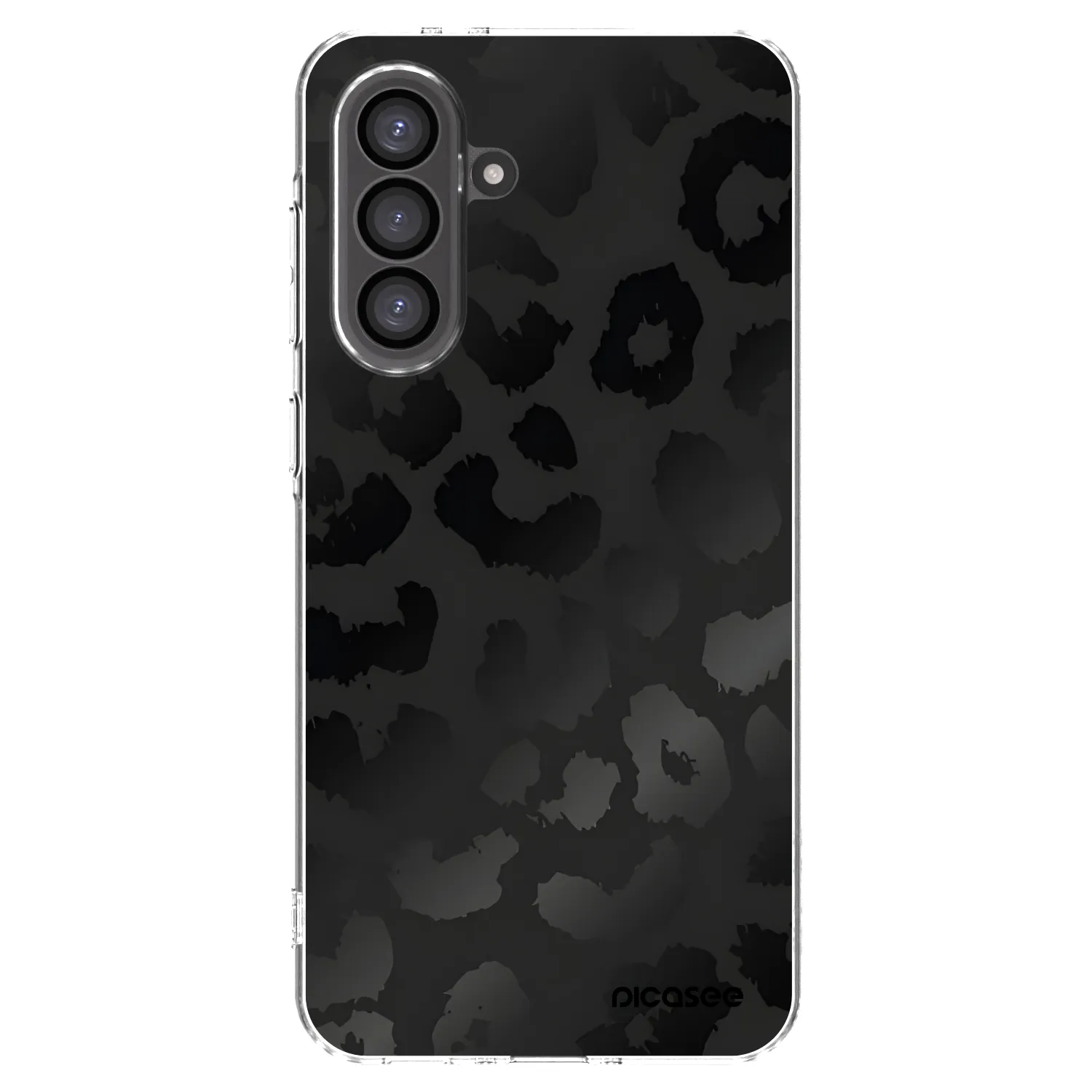 Picasee silikonski prozorni ovitek za Samsung Galaxy A56 5G A566B - Midnight Leopard