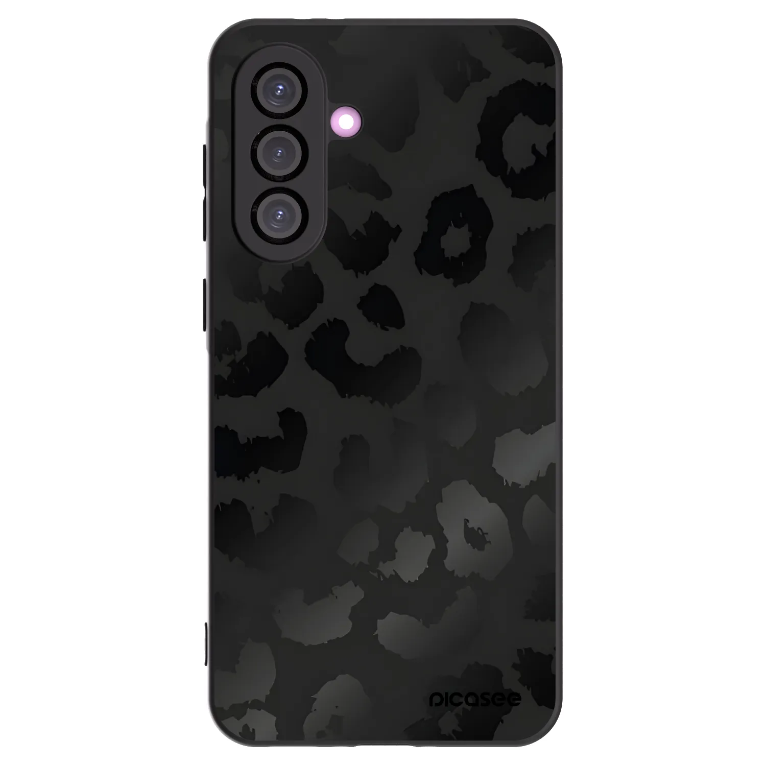 Picasee silikonski črni ovitek za Samsung Galaxy A36 5G - Midnight Leopard