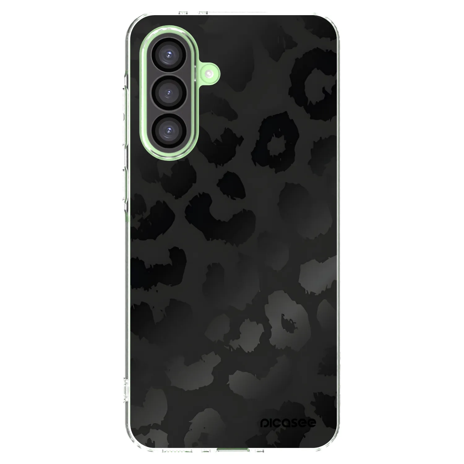 Picasee silikonski prozorni ovitek za Samsung Galaxy A26 5G A266B - Midnight Leopard