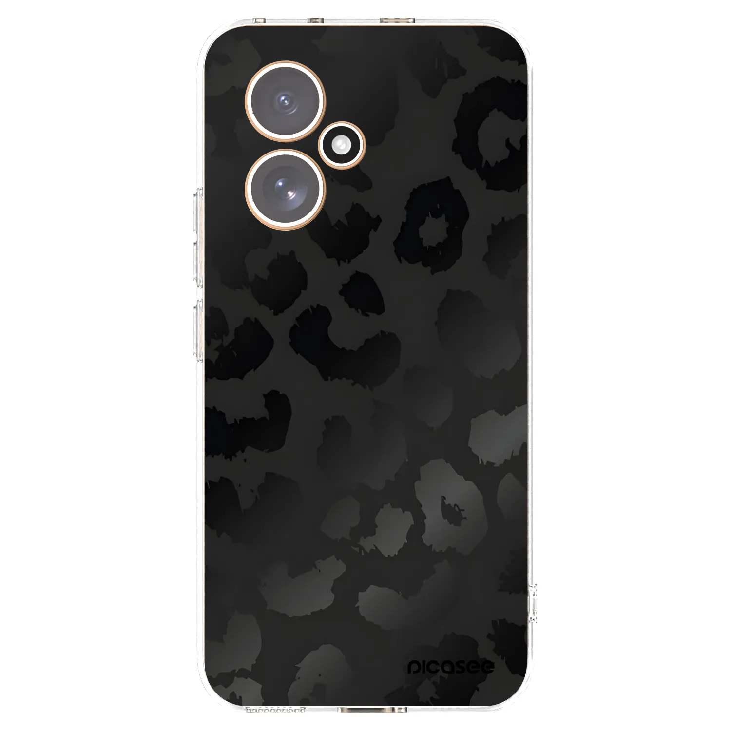 Picasee silikonski prozorni ovitek za Honor 400 5G - Midnight Leopard